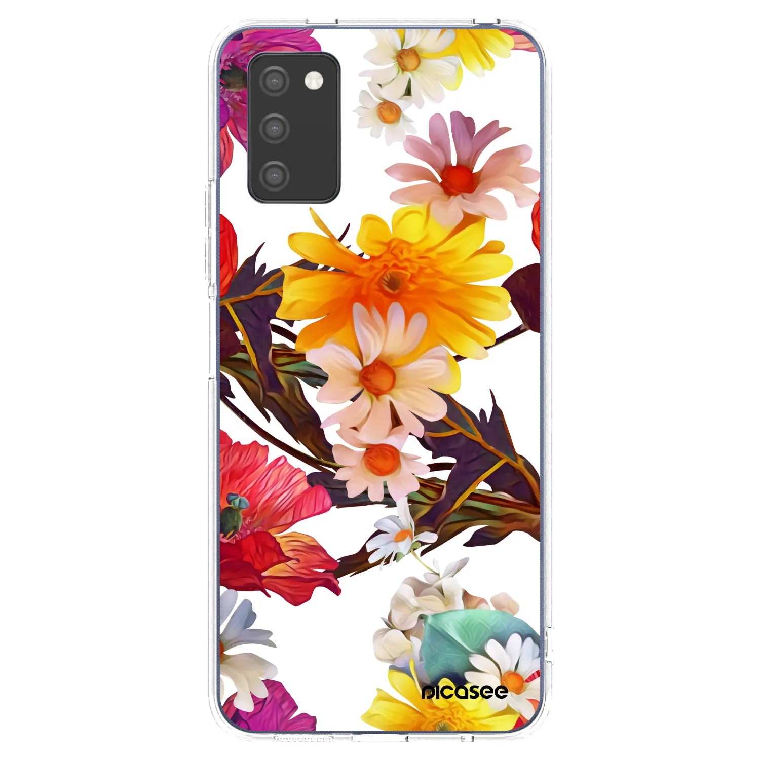 Picasee átlátszó szilikon tok az alábbi mobiltelefonokra Samsung Galaxy A02s A025G - Meadow