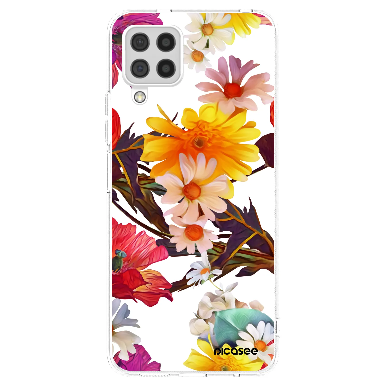 Picasee átlátszó szilikon tok az alábbi mobiltelefonokra Samsung Galaxy A22 A225F 4G - Meadow