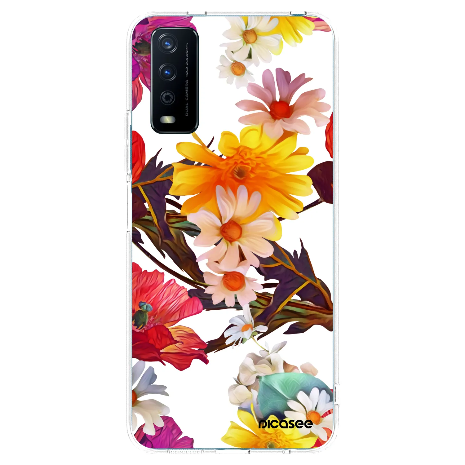 Picasee átlátszó szilikon tok az alábbi mobiltelefonokra Vivo Y11s - Meadow