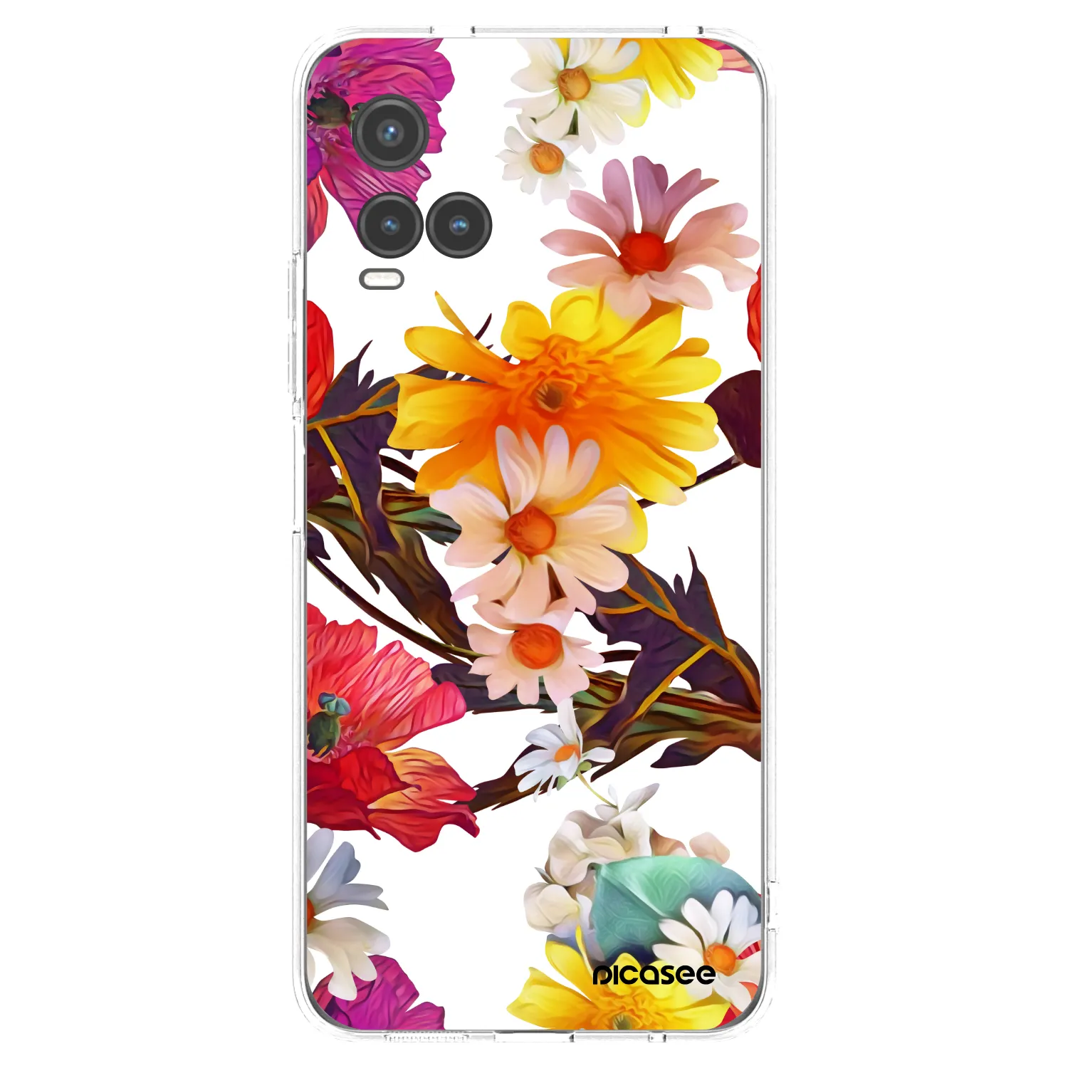 Picasee átlátszó szilikon tok az alábbi mobiltelefonokra Vivo Y33s - Meadow