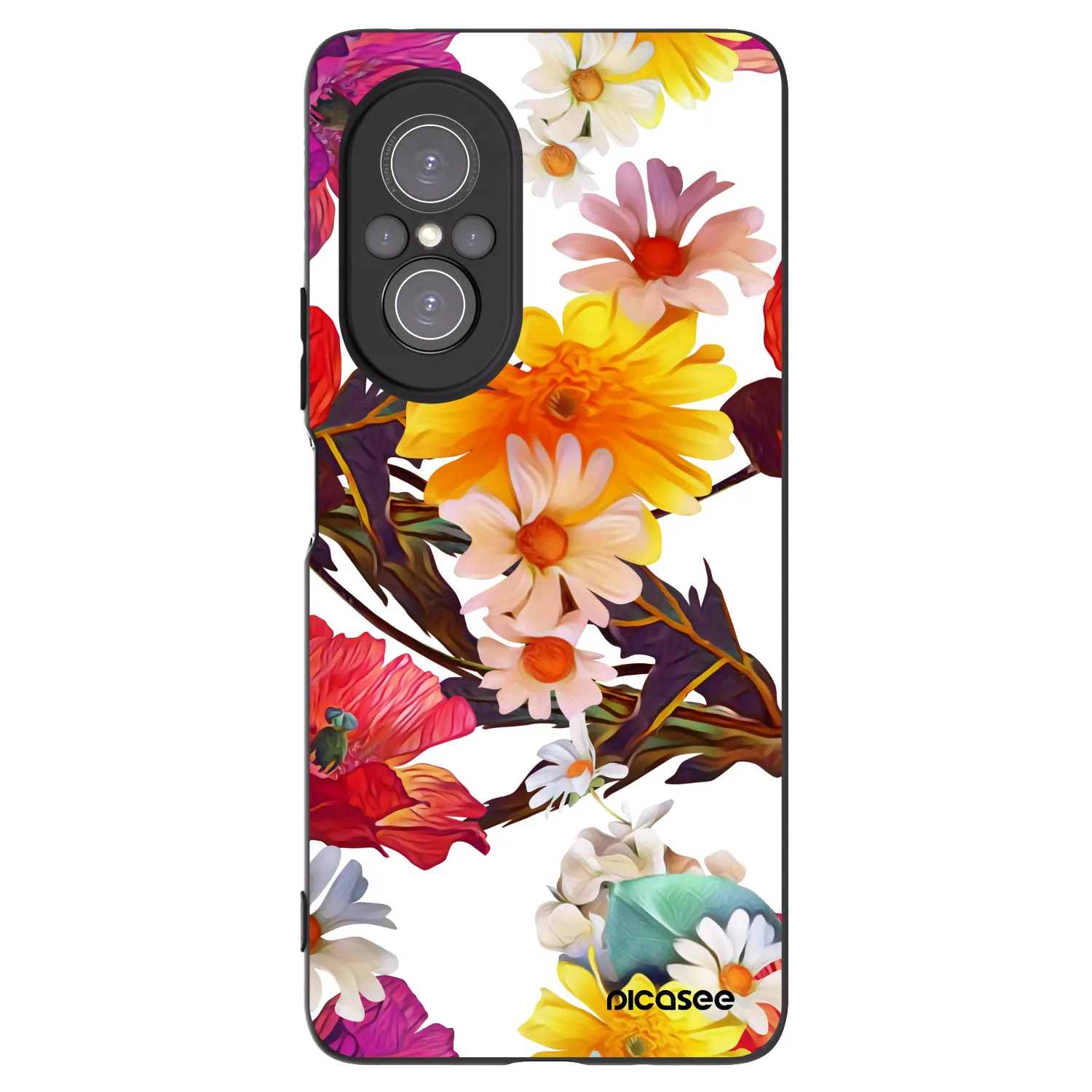 Picasee fekete szilikon tok az alábbi mobiltelefonokra Huawei Nova 9 SE - Meadow