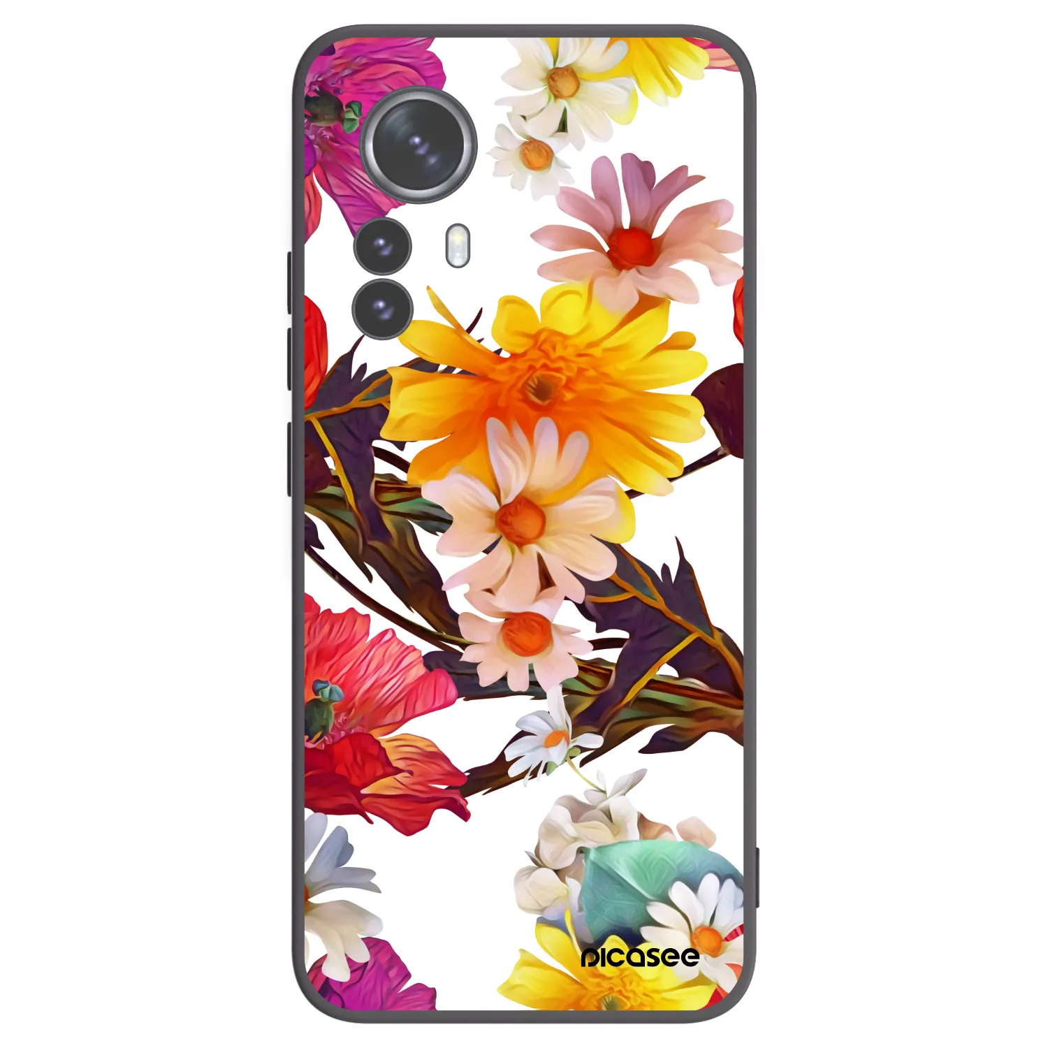 Picasee fekete szilikon tok az alábbi mobiltelefonokra Xiaomi 12 Pro - Meadow