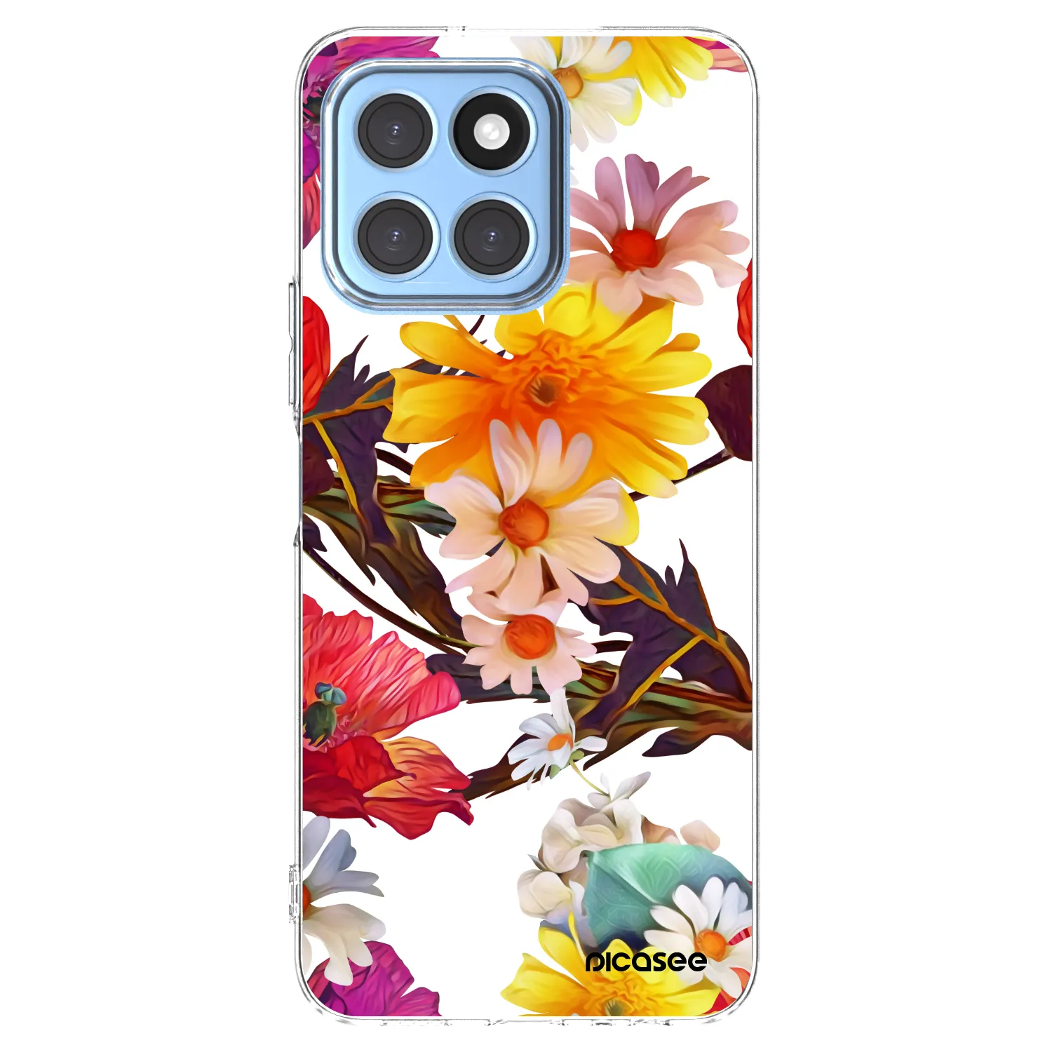 Picasee átlátszó szilikon tok az alábbi mobiltelefonokra Honor X8 5G - Meadow
