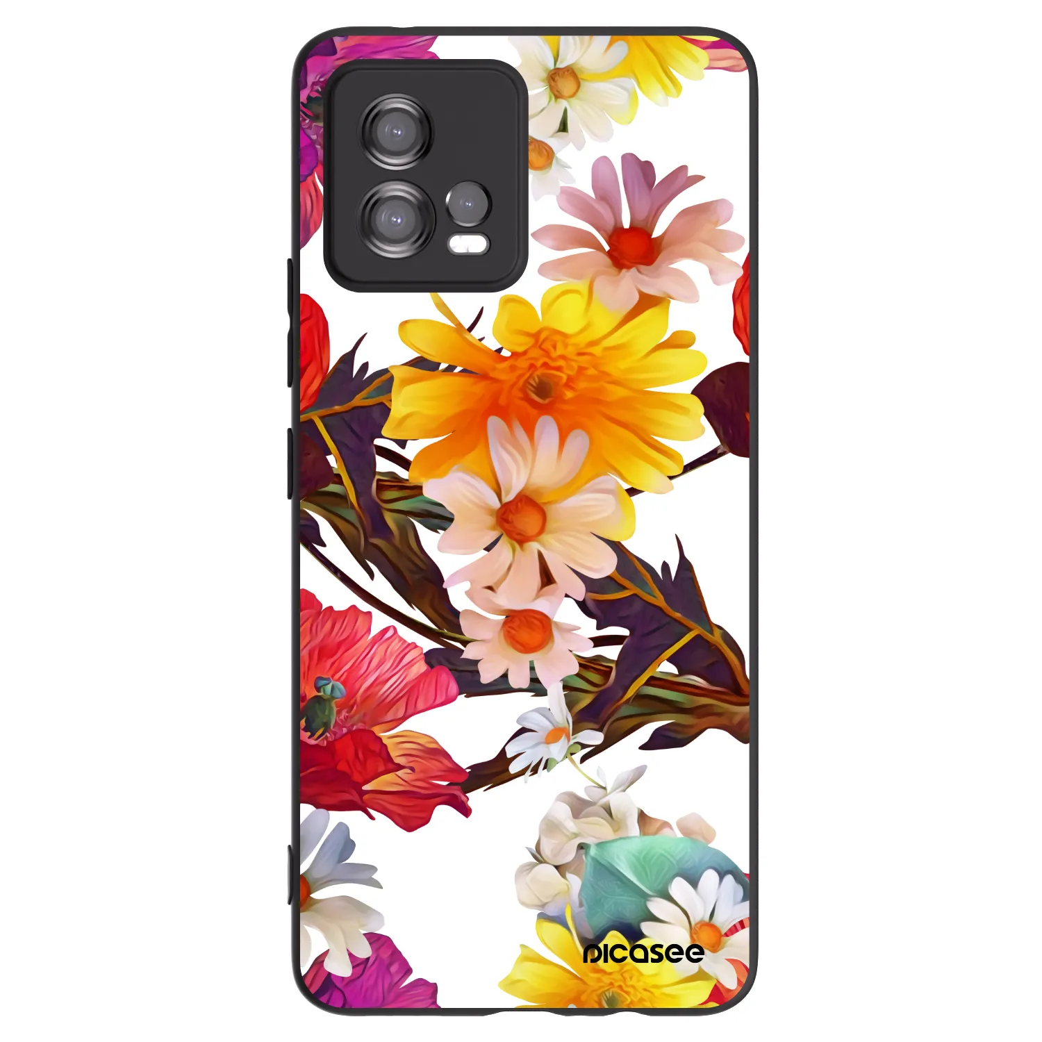 Picasee fekete szilikon tok az alábbi mobiltelefonokra Motorola Moto G72 - Meadow