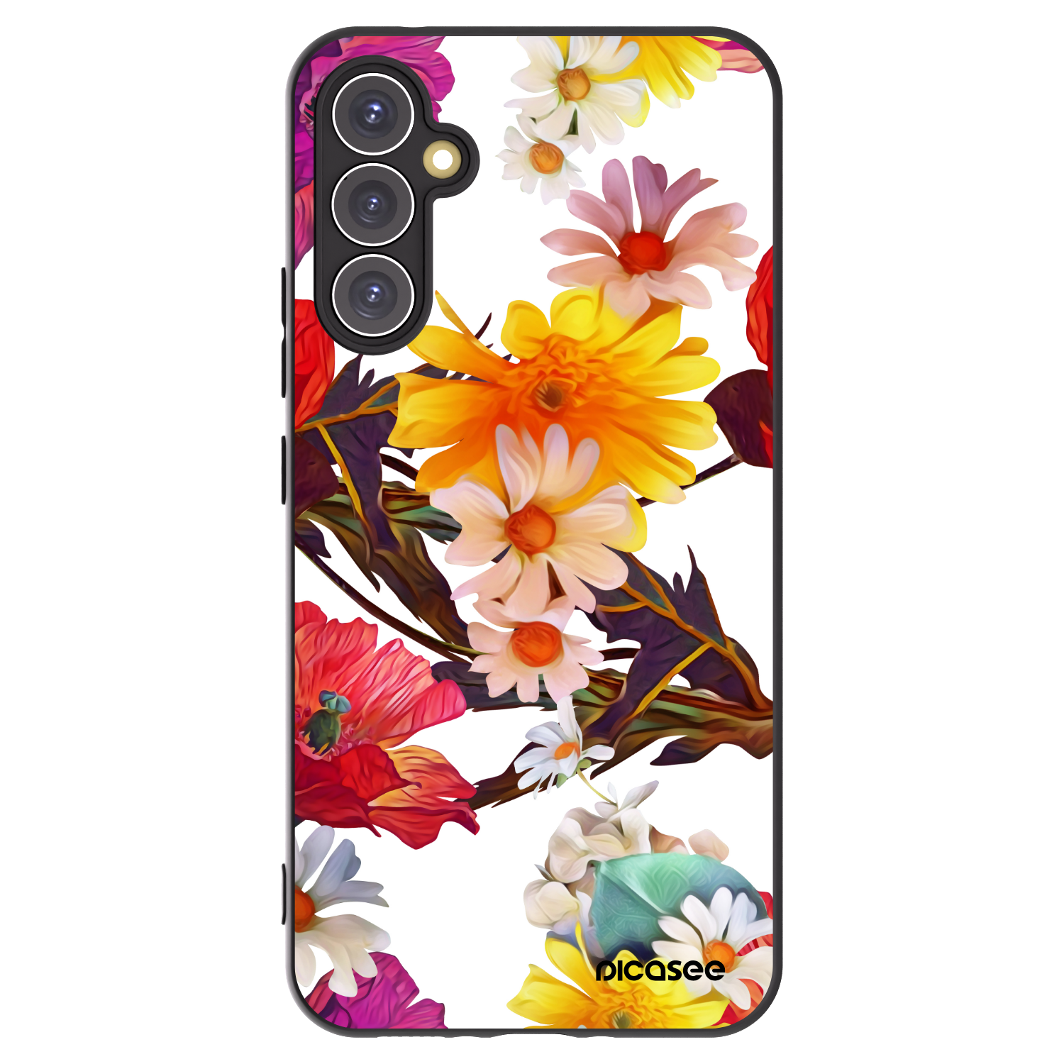 Picasee fekete szilikon tok az alábbi mobiltelefonokra Samsung Galaxy A34 5G A346B - Meadow