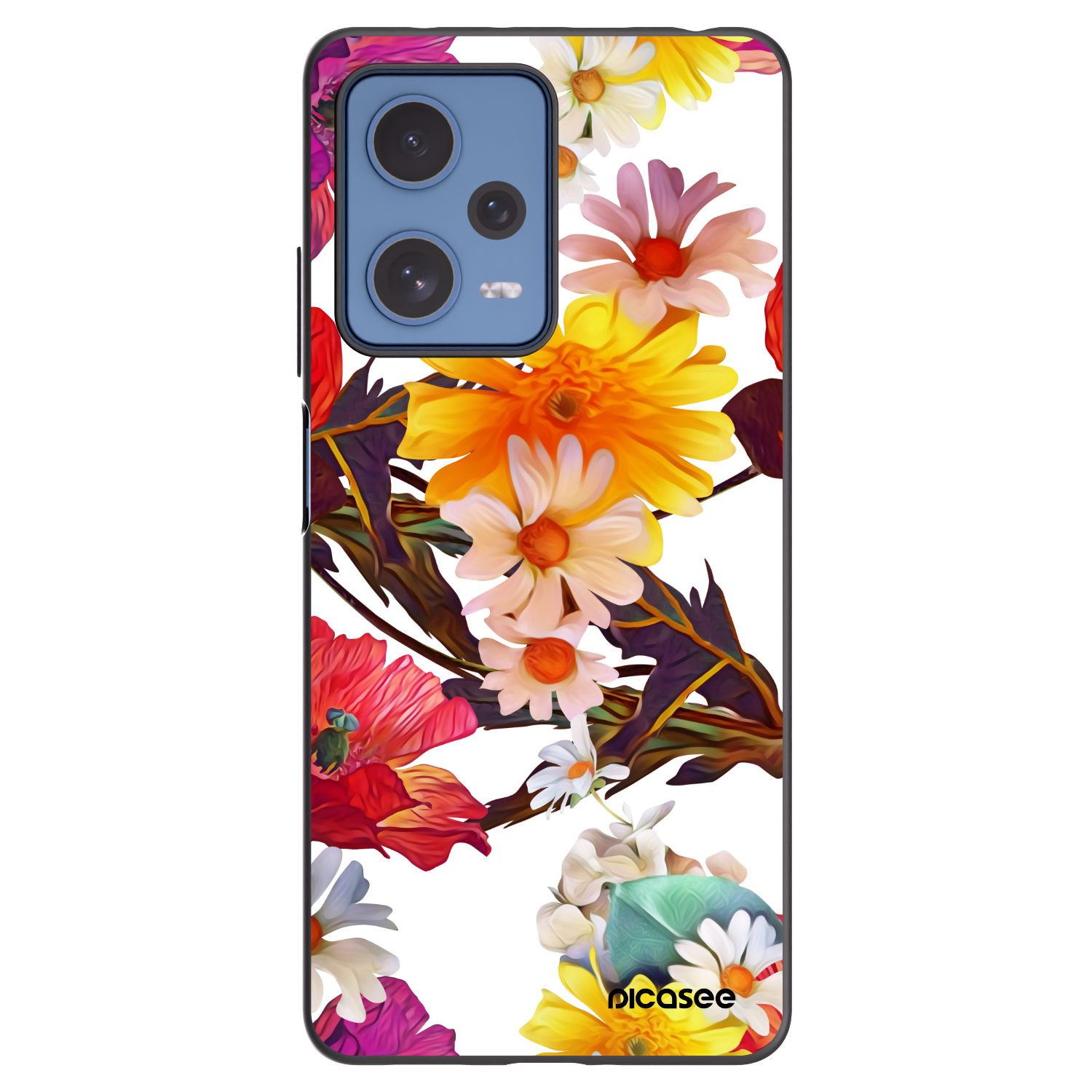 Picasee fekete szilikon tok az alábbi mobiltelefonokra Xiaomi Redmi Note 12 Pro 5G - Meadow