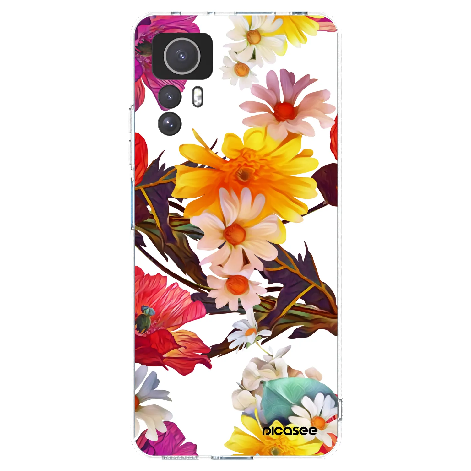 Picasee átlátszó szilikon tok az alábbi mobiltelefonokra Xiaomi Redmi Note 12S - Meadow