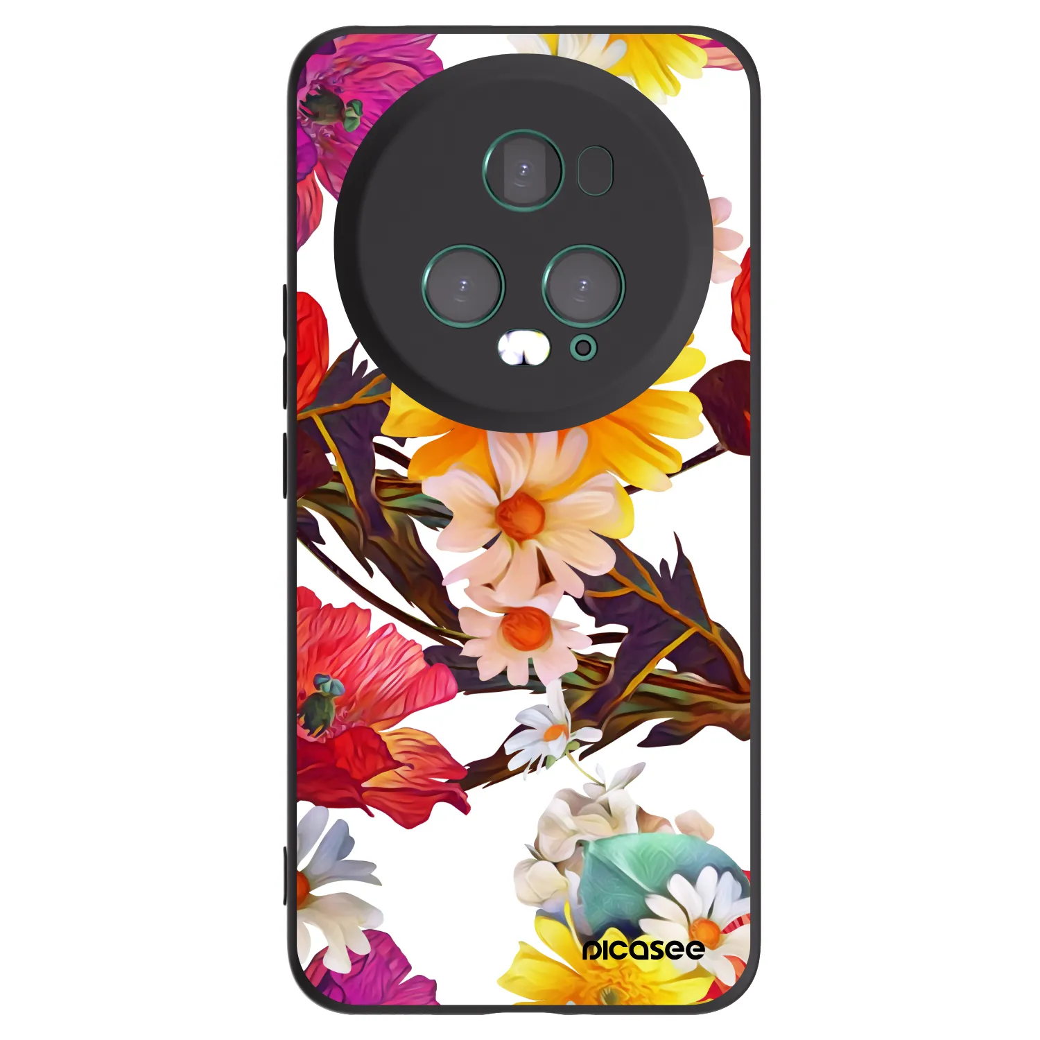 Picasee fekete szilikon tok az alábbi mobiltelefonokra Honor Magic5 Pro - Meadow