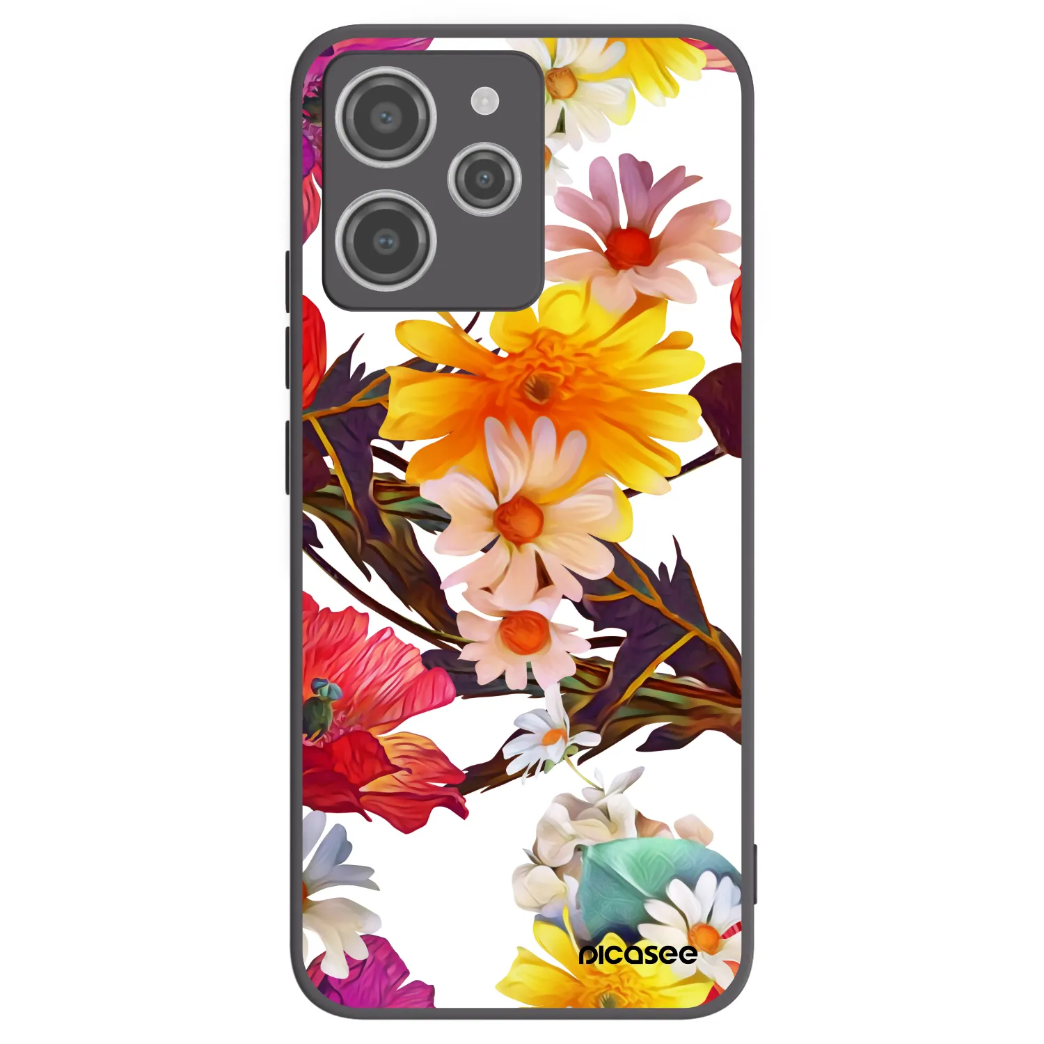 Picasee fekete szilikon tok az alábbi mobiltelefonokra Xiaomi Redmi 12 4G - Meadow