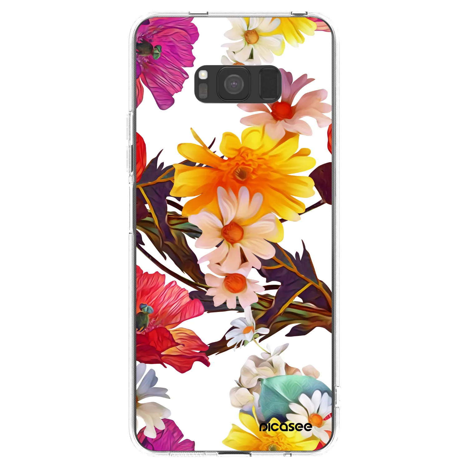 Picasee átlátszó szilikon tok az alábbi mobiltelefonokra Samsung Galaxy S8 G950F - Meadow