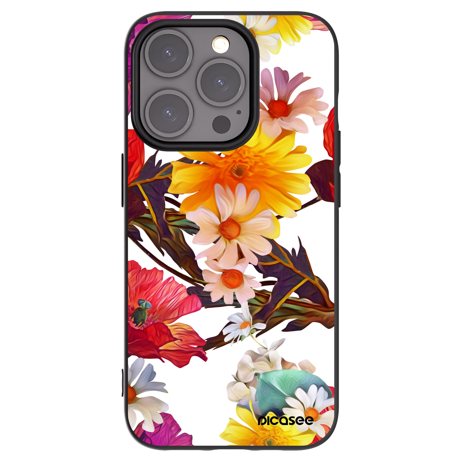 Picasee fekete szilikon tok az alábbi mobiltelefonokra Apple iPhone 15 Pro - Meadow