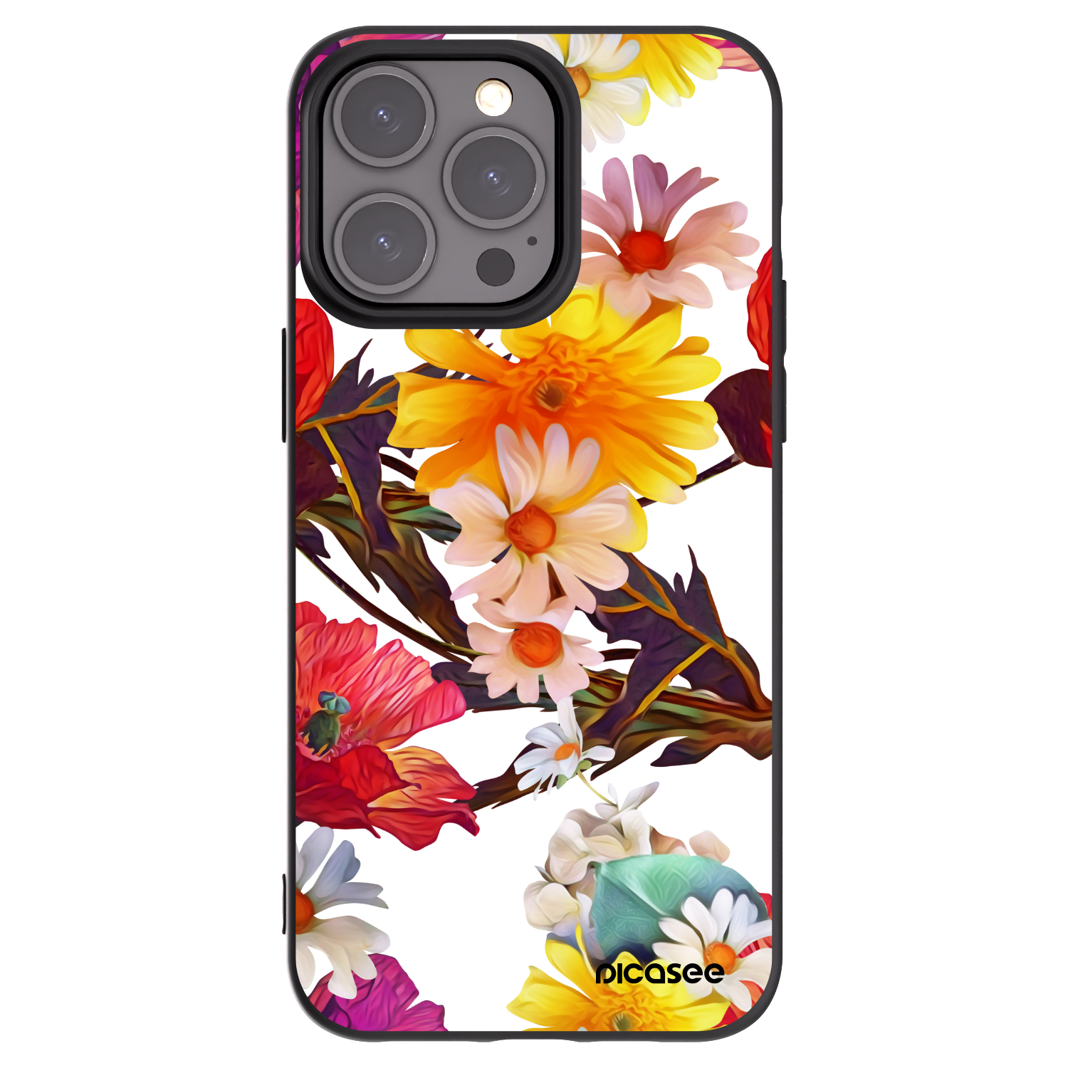 Picasee fekete szilikon tok az alábbi mobiltelefonokra Apple iPhone 15 Pro Max - Meadow