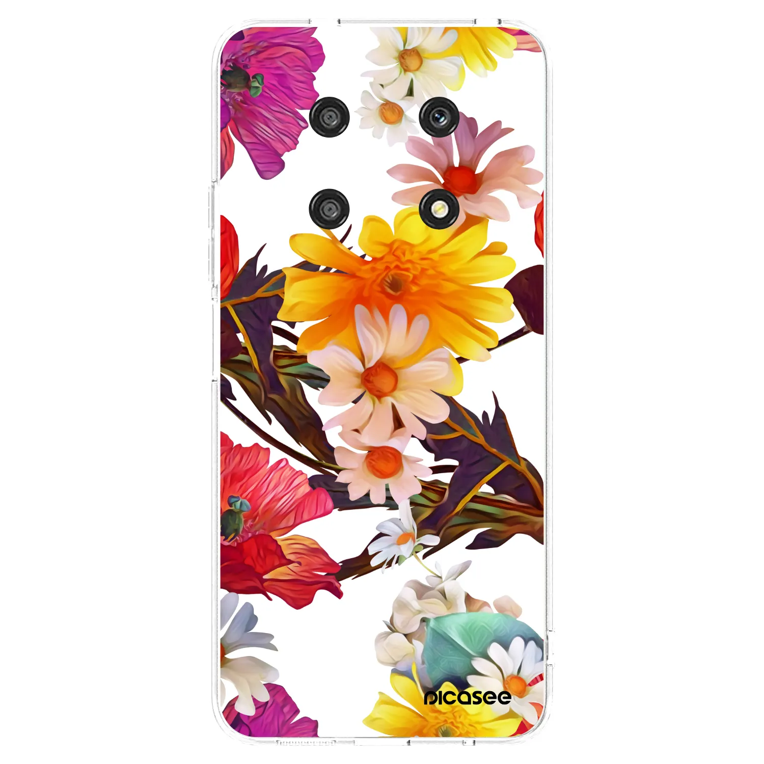 Picasee átlátszó szilikon tok az alábbi mobiltelefonokra Honor Magic4 Lite 5G - Meadow