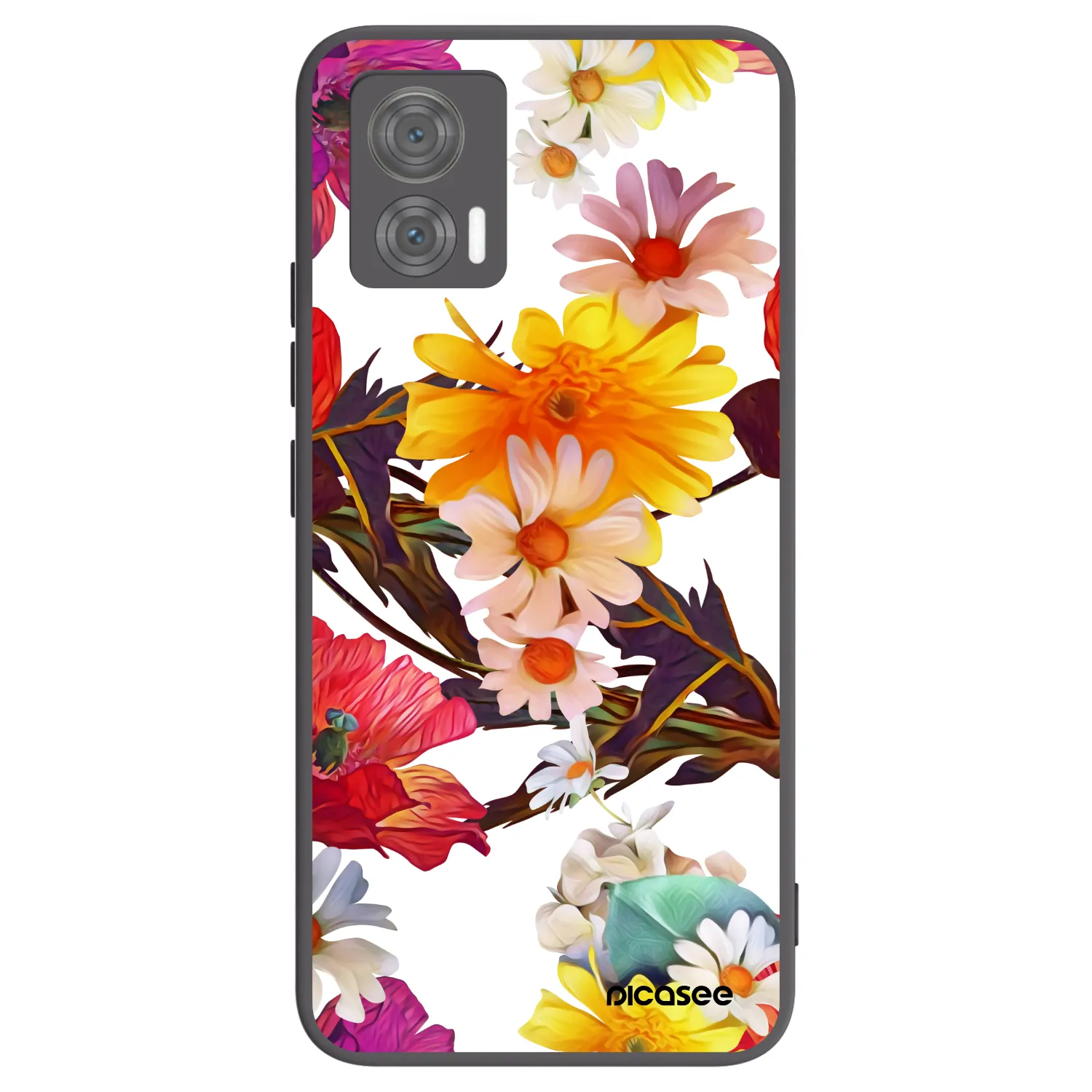 Picasee fekete szilikon tok az alábbi mobiltelefonokra Motorola Edge 30 Neo - Meadow