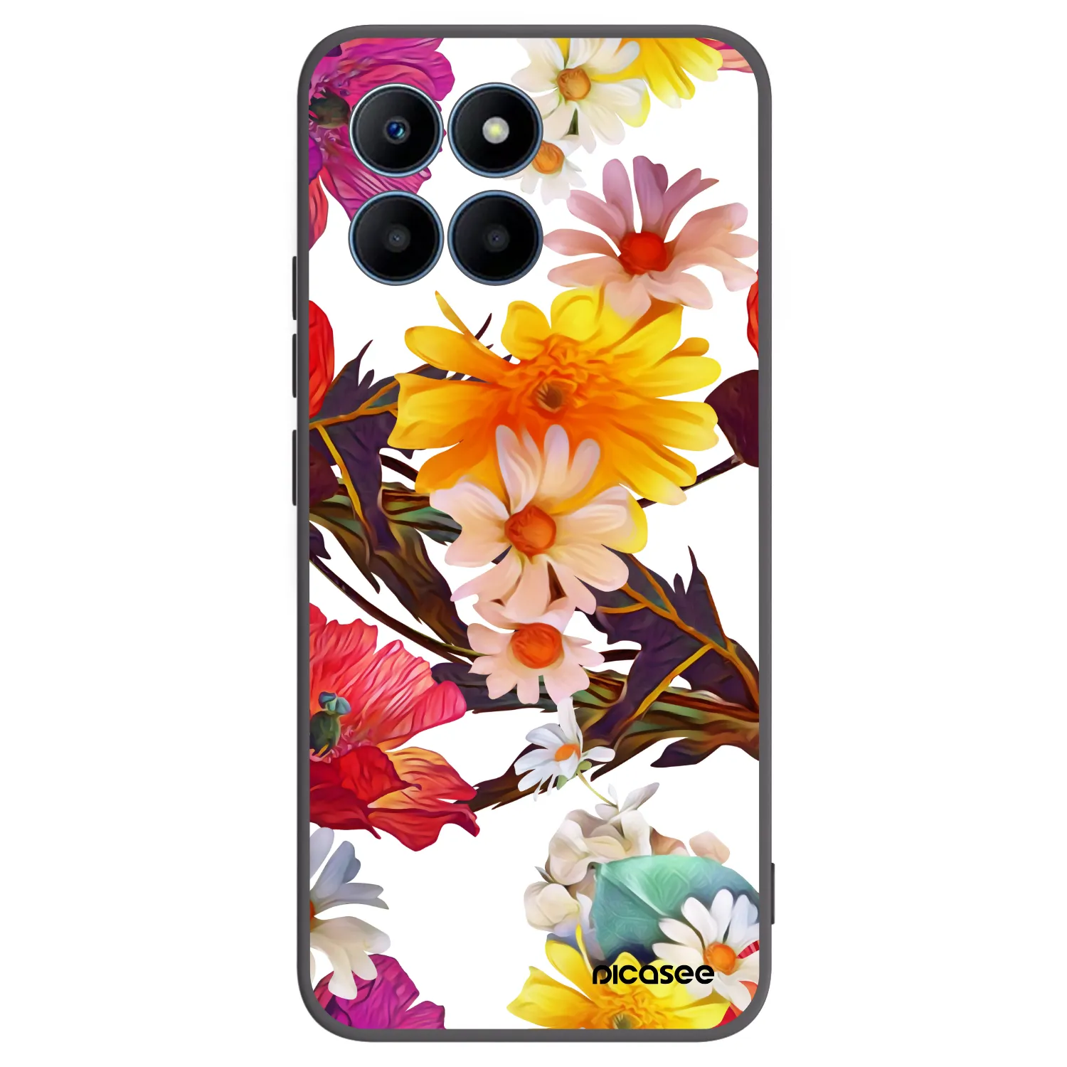 Picasee fekete szilikon tok az alábbi mobiltelefonokra Honor 70 Lite - Meadow