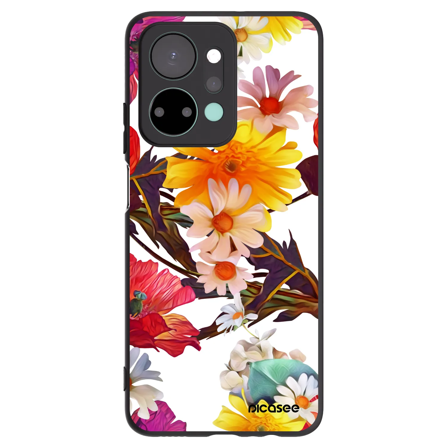 Picasee fekete szilikon tok az alábbi mobiltelefonokra Honor X7a - Meadow