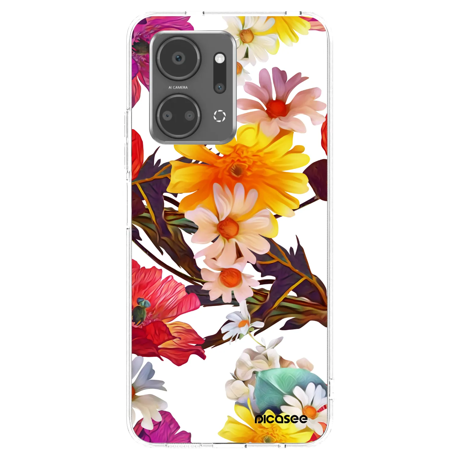 Picasee átlátszó szilikon tok az alábbi mobiltelefonokra Honor X7a - Meadow