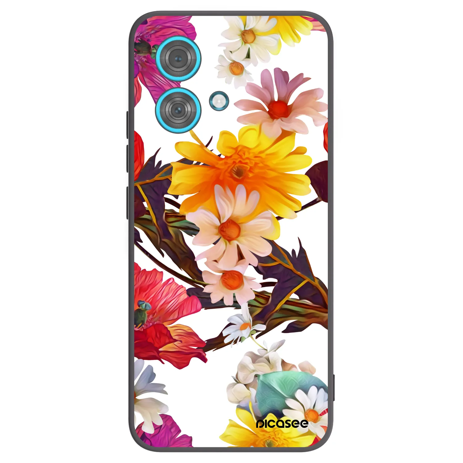 Picasee fekete szilikon tok az alábbi mobiltelefonokra Motorola Edge 40 Neo - Meadow