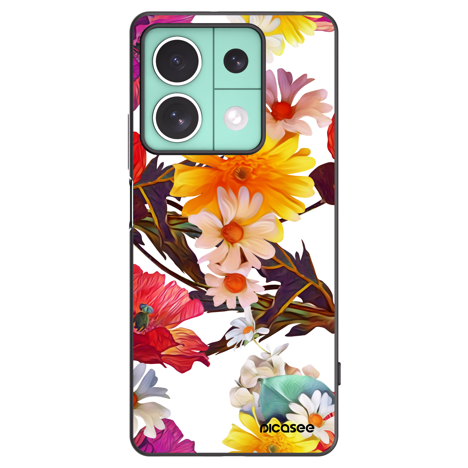 Picasee fekete szilikon tok az alábbi mobiltelefonokra Xiaomi Redmi Note 13 5G - Meadow