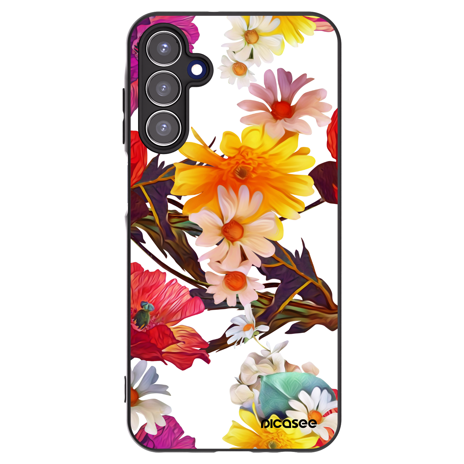 Picasee fekete szilikon tok az alábbi mobiltelefonokra Samsung Galaxy A15 A155F 4G - Meadow