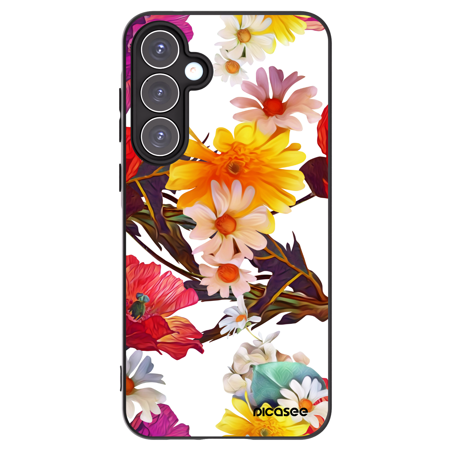 Picasee fekete szilikon tok az alábbi mobiltelefonokra Samsung Galaxy A55 5G A556B - Meadow