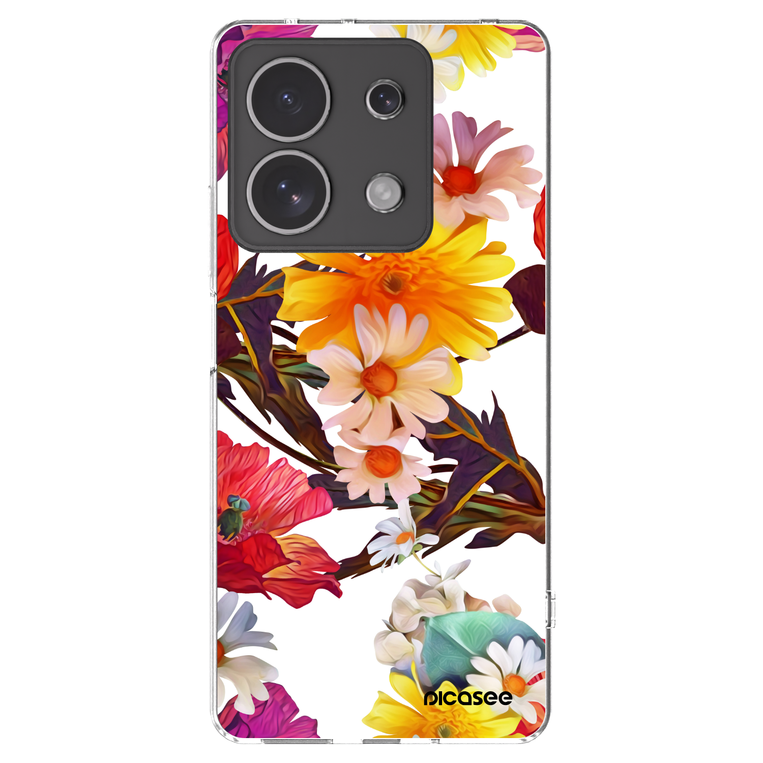 Picasee átlátszó szilikon tok az alábbi mobiltelefonokra Xiaomi Redmi Note 13 4G - Meadow