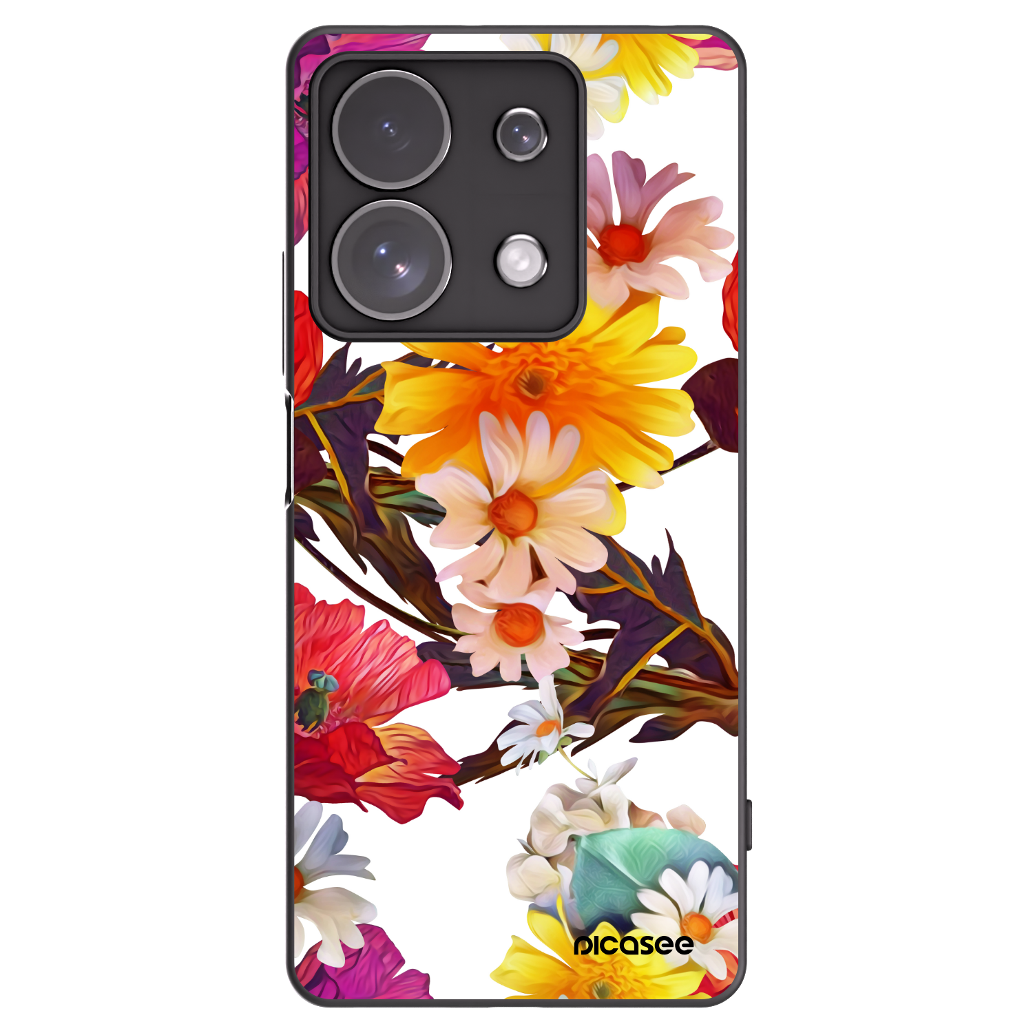 Picasee fekete szilikon tok az alábbi mobiltelefonokra Xiaomi Redmi Note 13 Pro 4G - Meadow