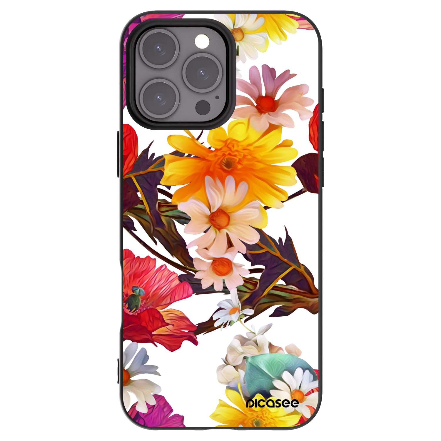 Picasee fekete szilikon tok az alábbi mobiltelefonokra Apple iPhone 16 Pro Max - Meadow
