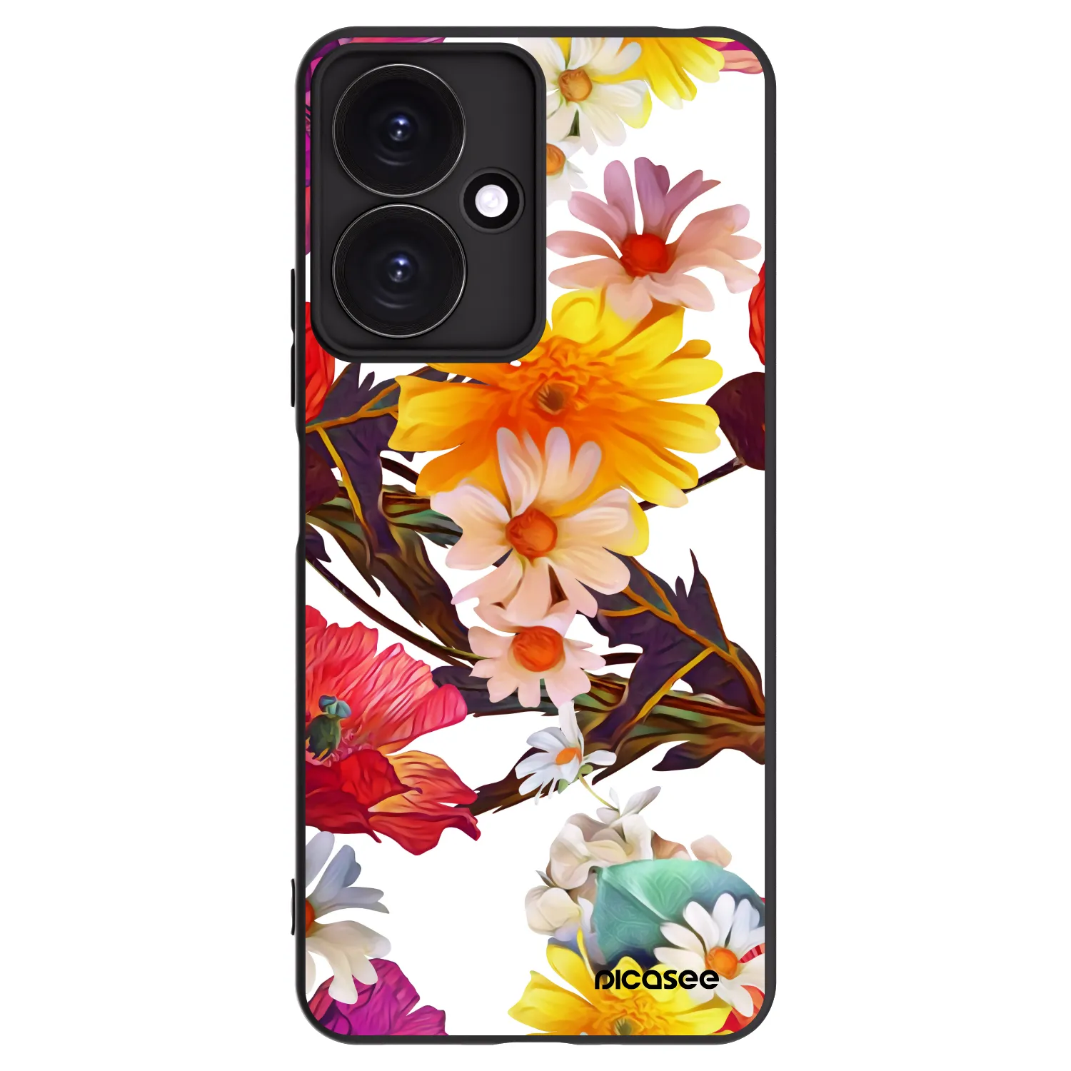 Picasee fekete szilikon tok az alábbi mobiltelefonokra Xiaomi Redmi 13C 5G - Meadow