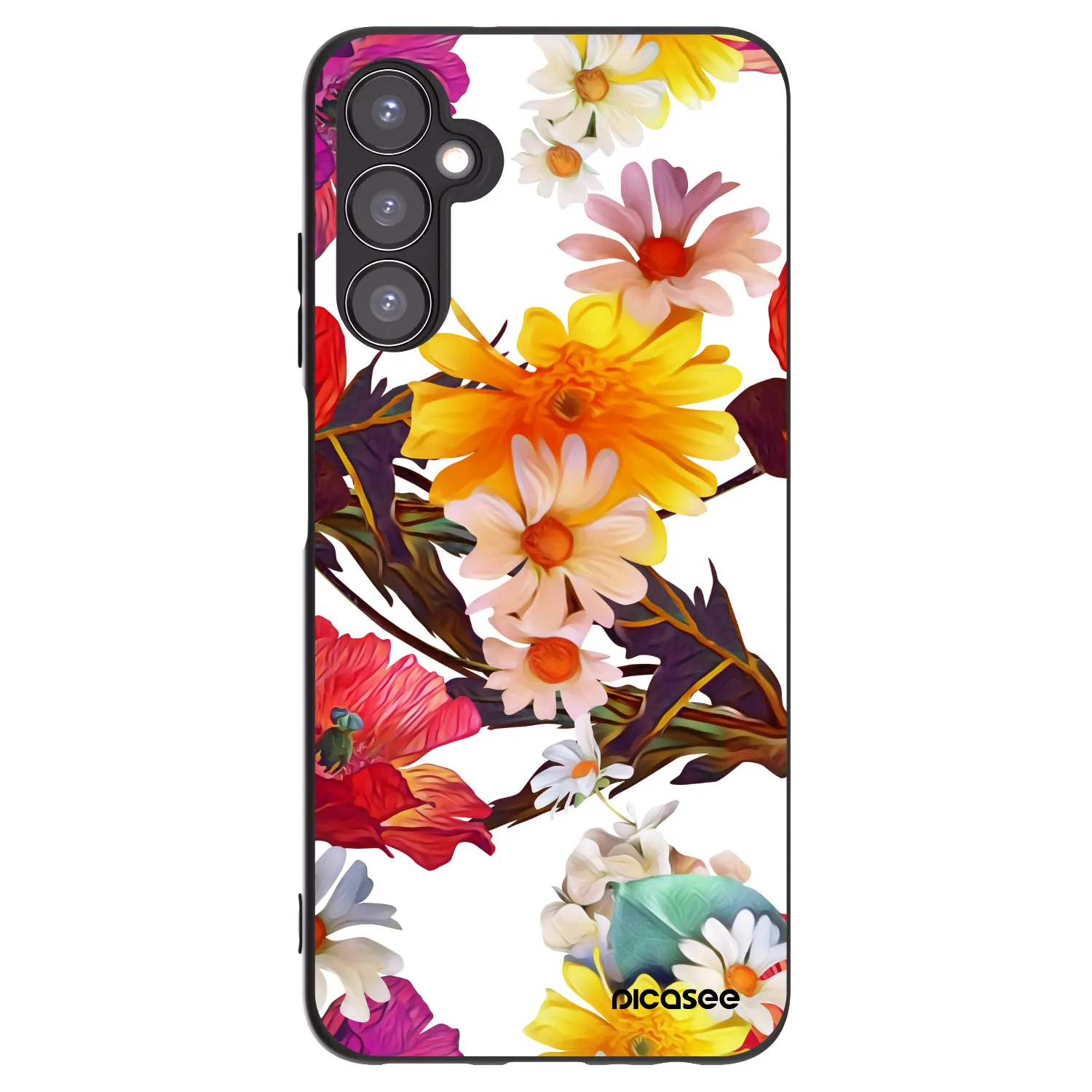 Picasee fekete szilikon tok az alábbi mobiltelefonokra Samsung Galaxy A05s A057G - Meadow