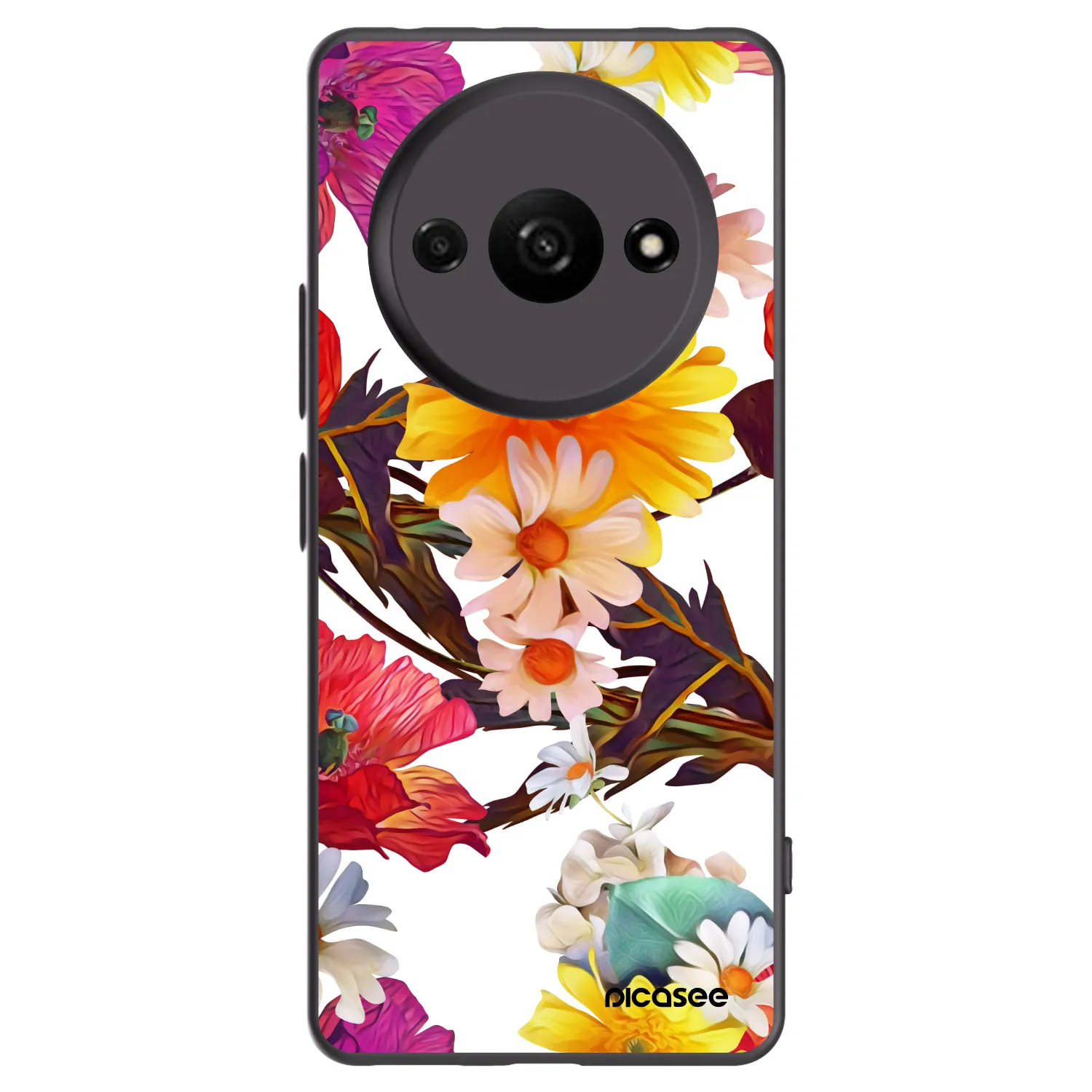 Picasee fekete szilikon tok az alábbi mobiltelefonokra Xiaomi Redmi A3 - Meadow