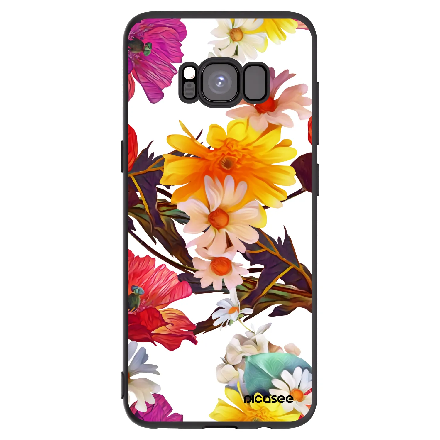 Picasee fekete szilikon tok az alábbi mobiltelefonokra Samsung Galaxy S8 G950F - Meadow