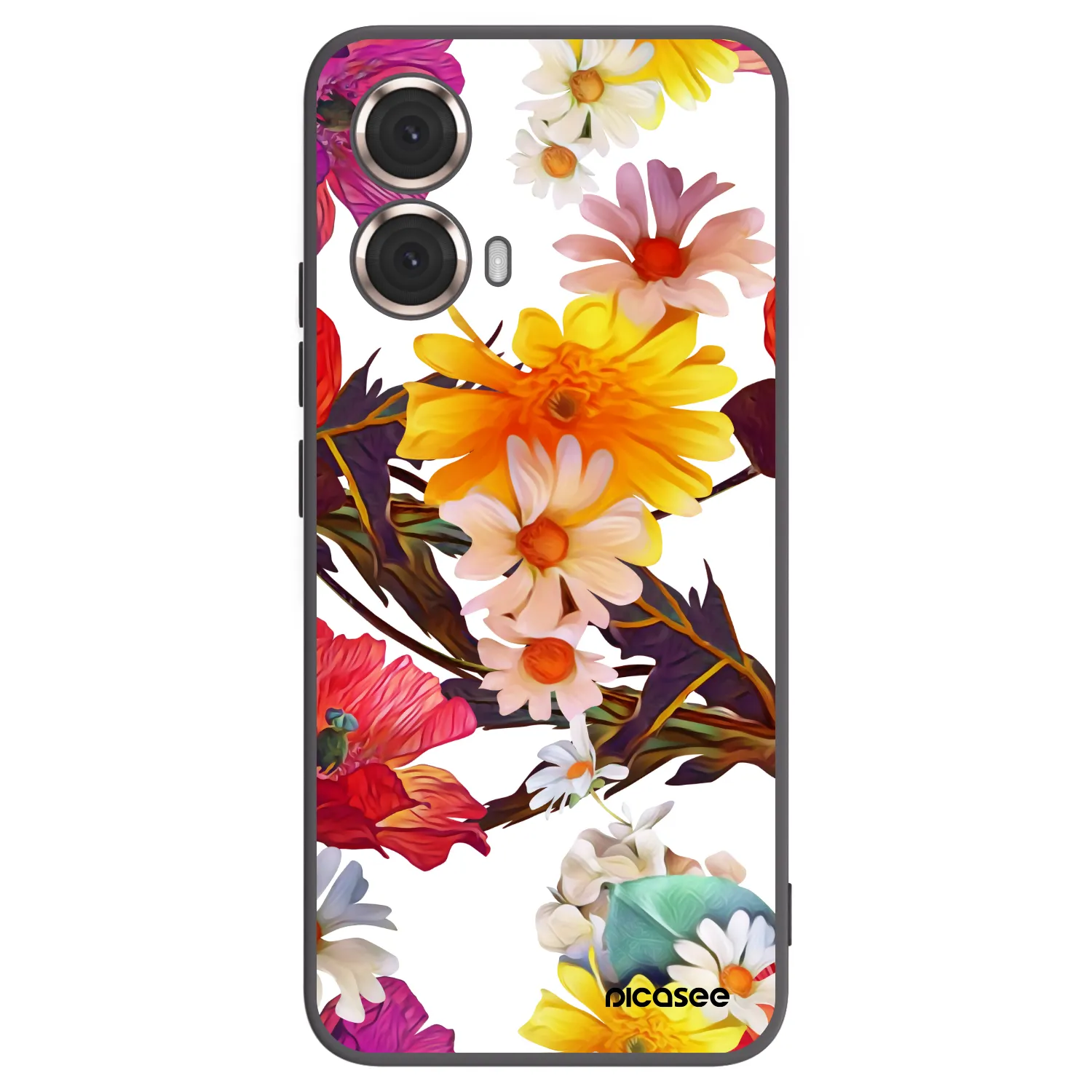 Picasee fekete szilikon tok az alábbi mobiltelefonokra Motorola Moto G85 - Meadow
