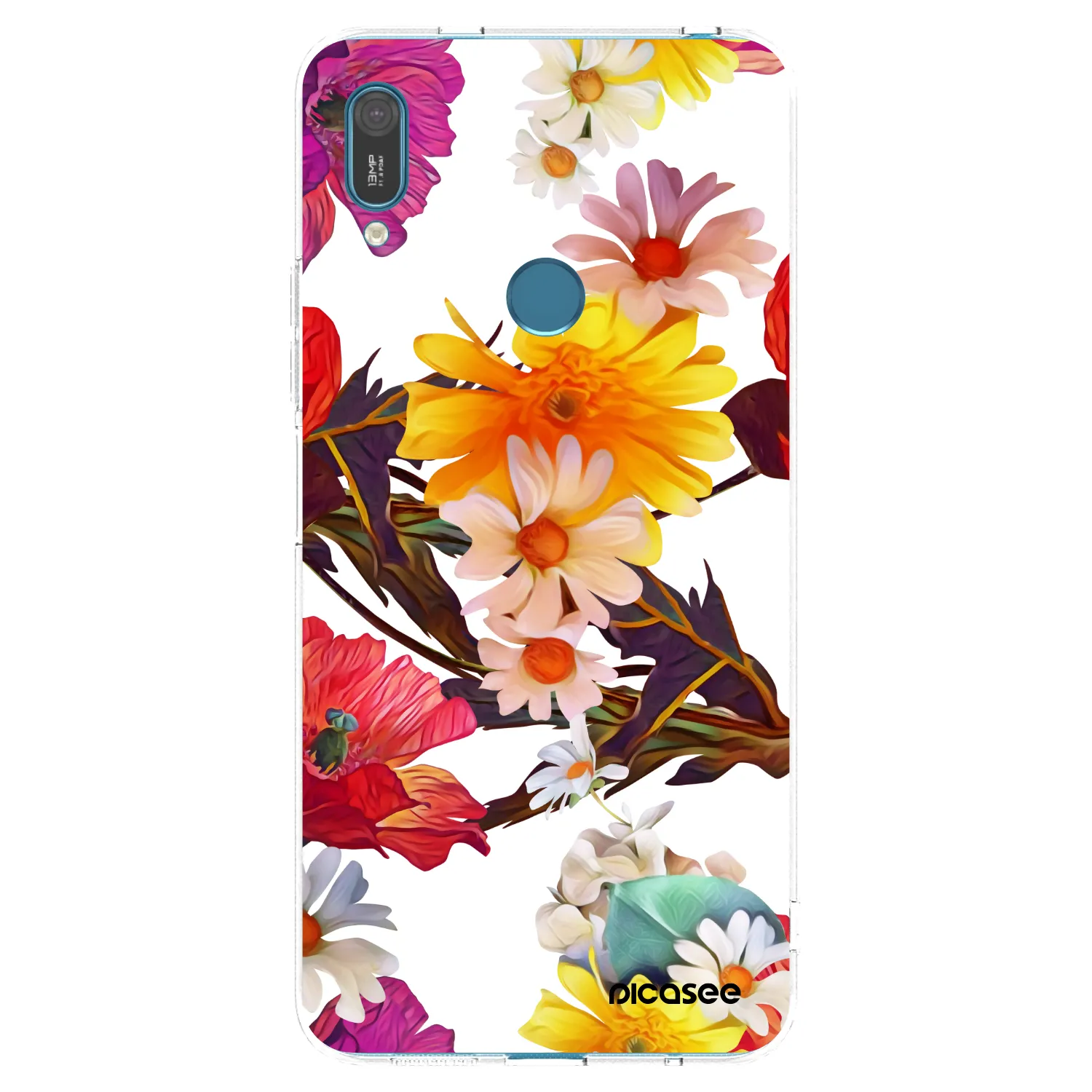 Picasee átlátszó szilikon tok az alábbi mobiltelefonokra Huawei Y7 2019 - Meadow