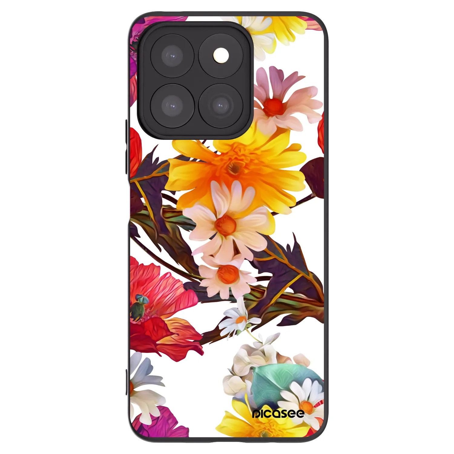 Picasee fekete szilikon tok az alábbi mobiltelefonokra Honor X8c - Meadow