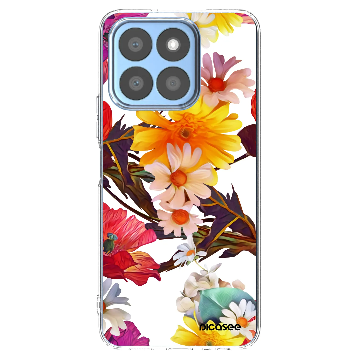 Picasee átlátszó szilikon tok az alábbi mobiltelefonokra Honor X8c - Meadow
