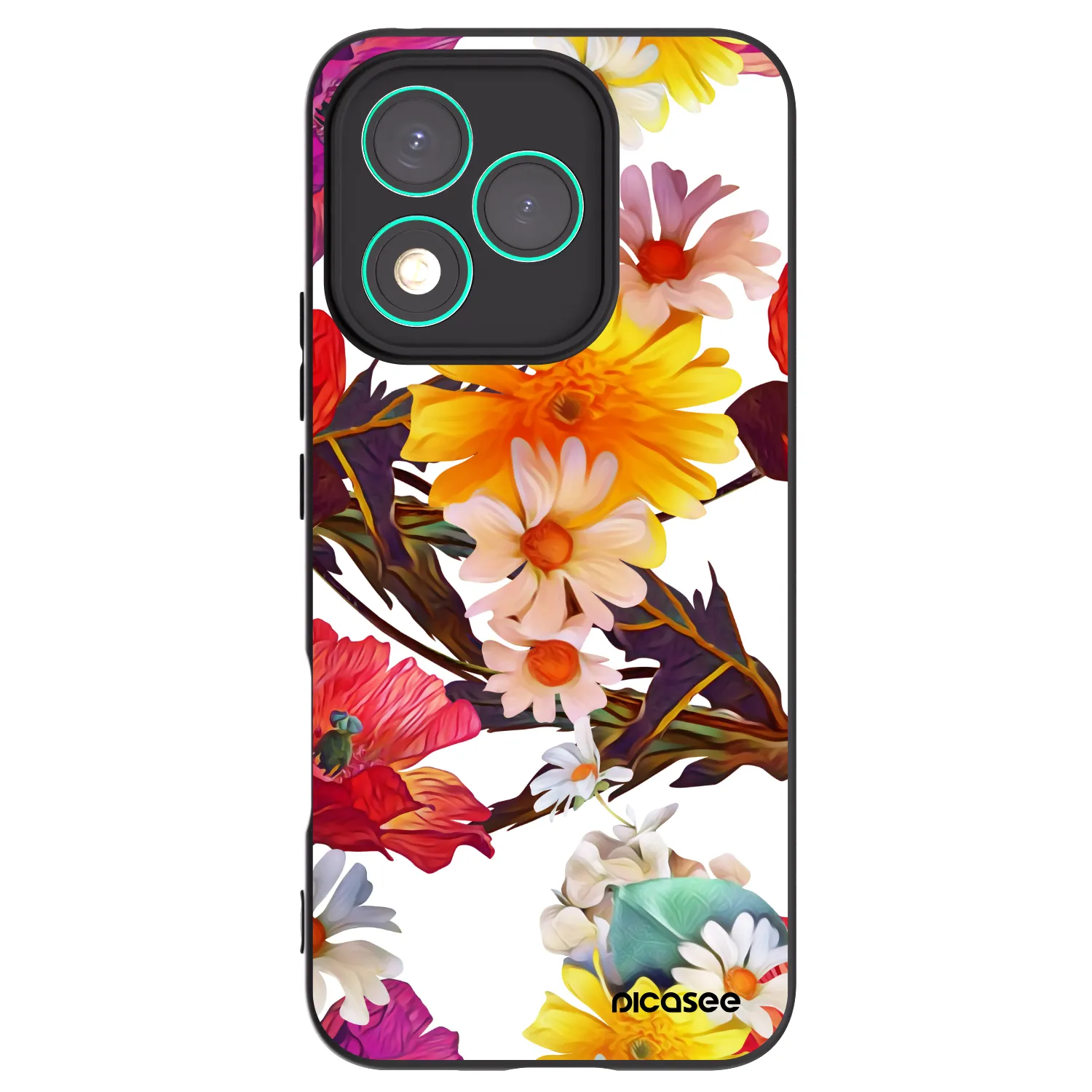 Picasee fekete szilikon tok az alábbi mobiltelefonokra Honor 400 Lite 5G - Meadow