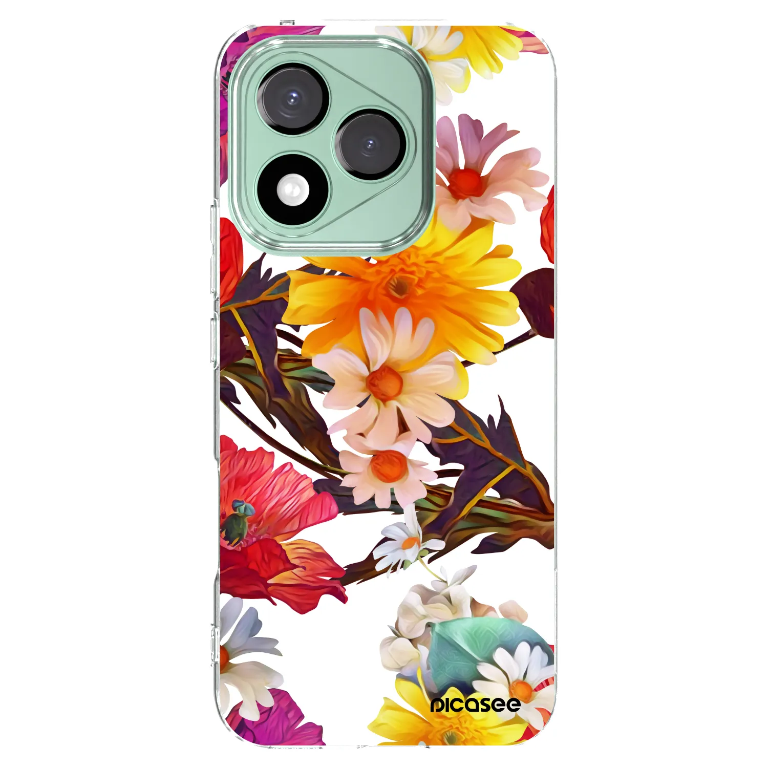 Picasee átlátszó szilikon tok az alábbi mobiltelefonokra Honor 400 Lite 5G - Meadow