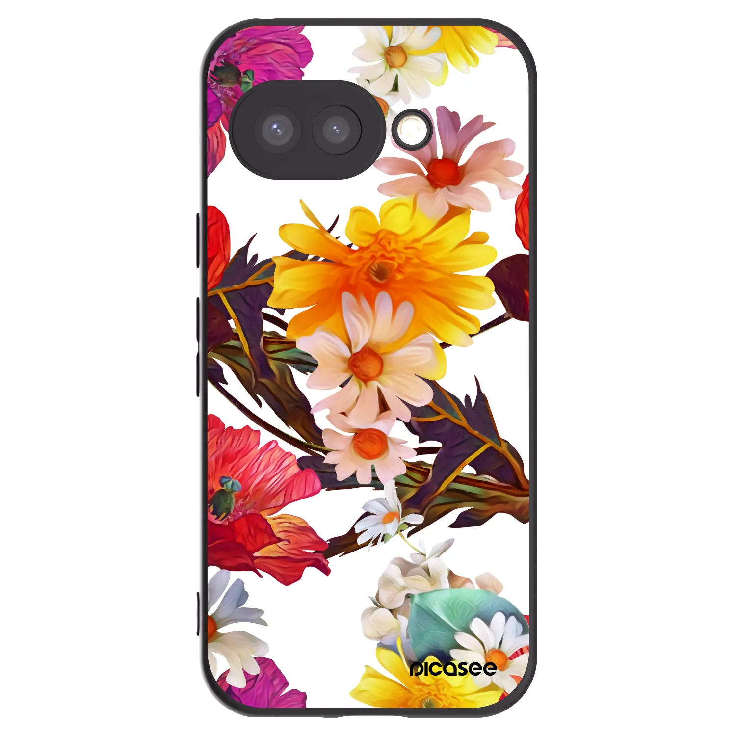 Picasee fekete szilikon tok az alábbi mobiltelefonokra Google Pixel 9a - Meadow