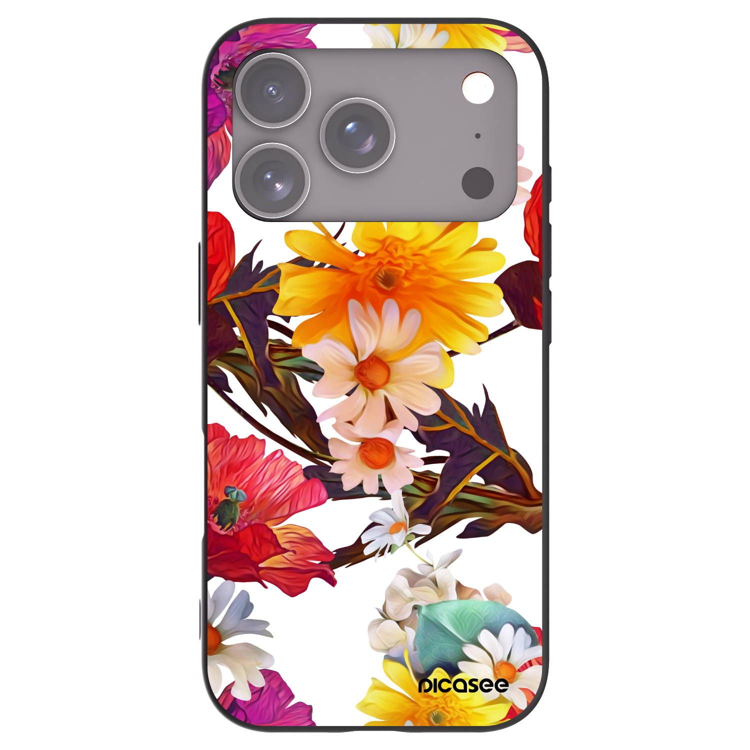 Picasee fekete szilikon tok az alábbi mobiltelefonokra Apple iPhone 17 Pro - Meadow