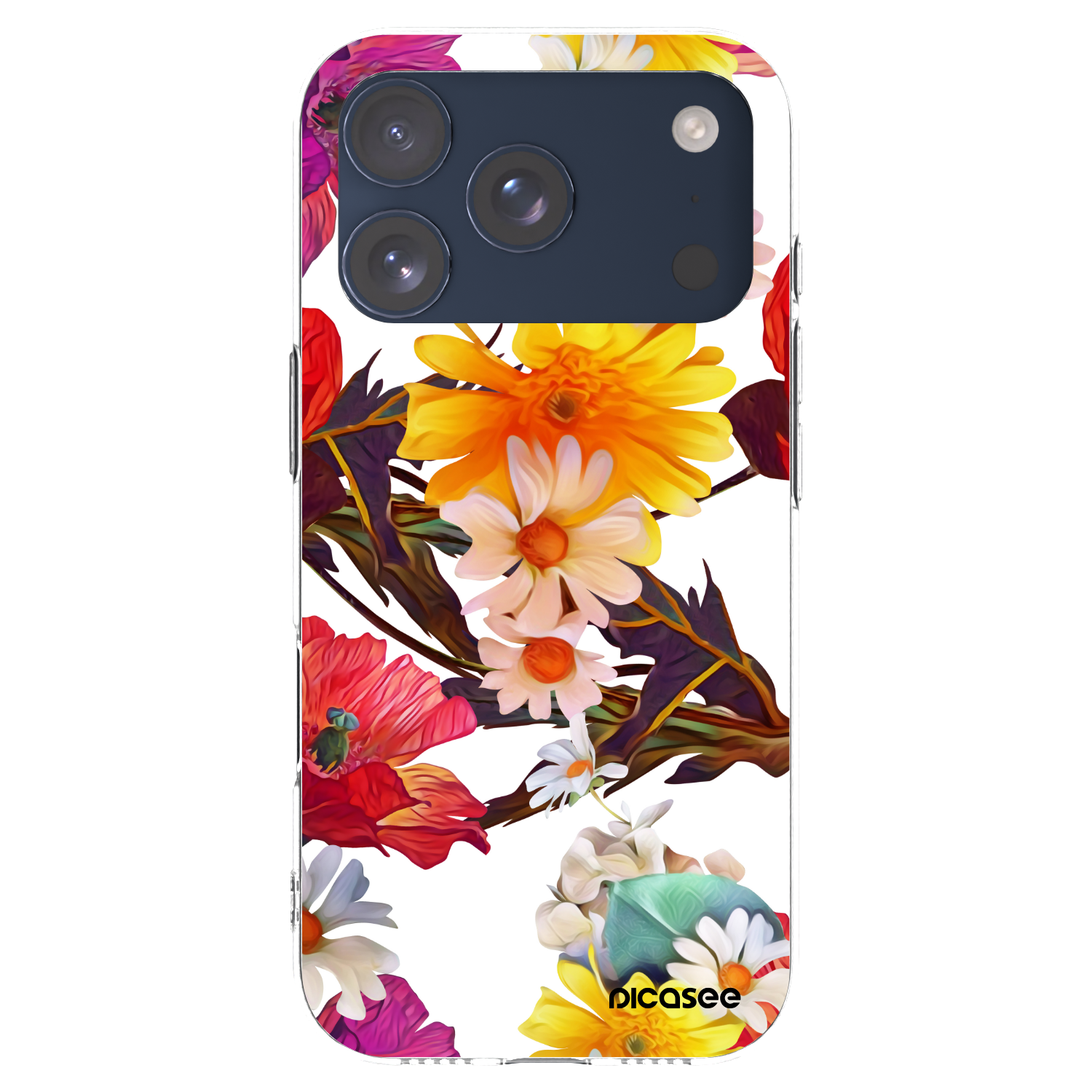 Picasee átlátszó szilikon tok az alábbi mobiltelefonokra Apple iPhone 17 Pro - Meadow
