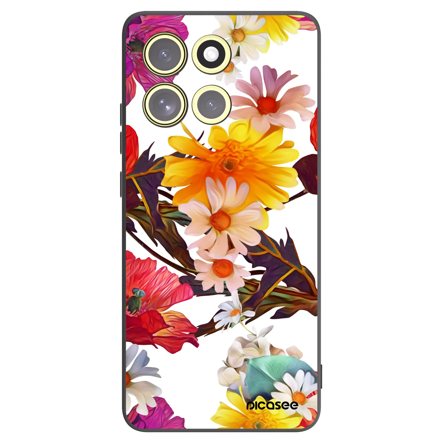Picasee fekete szilikon tok az alábbi mobiltelefonokra Motorola Moto G86 5G - Meadow