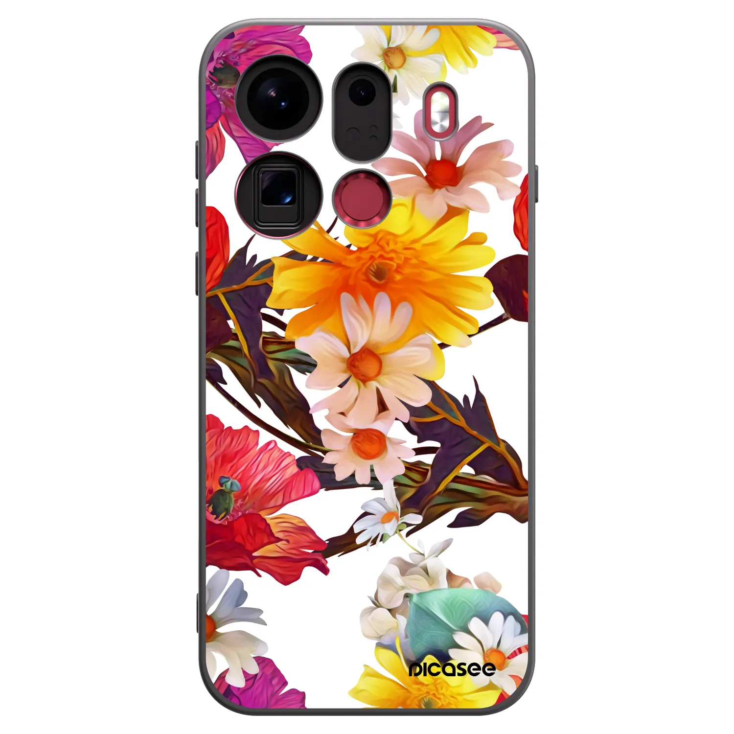 Picasee fekete szilikon tok az alábbi mobiltelefonokra OPPO Find X9 Pro - Meadow