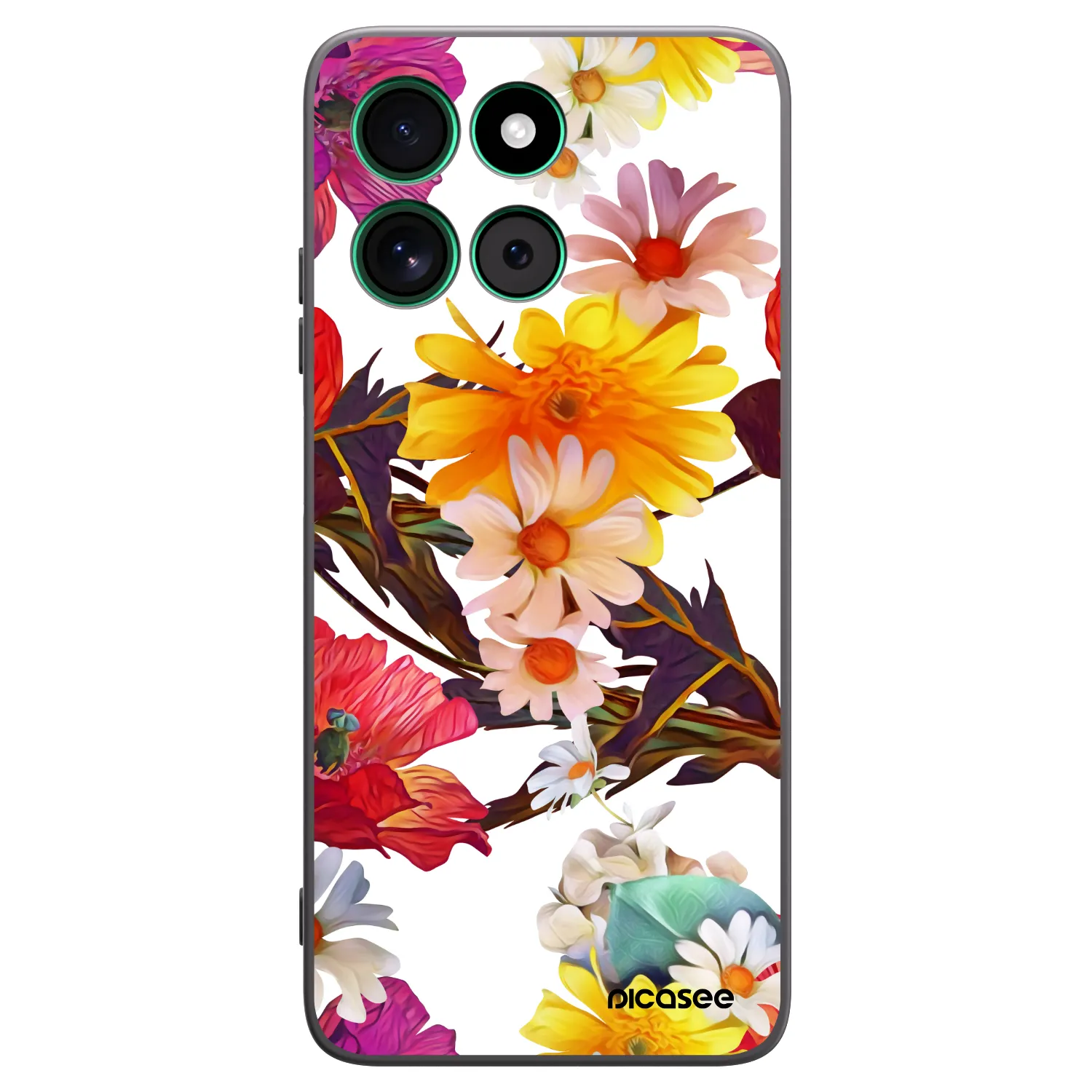 Picasee fekete szilikon tok az alábbi mobiltelefonokra Motorola Moto G57 Power - Meadow