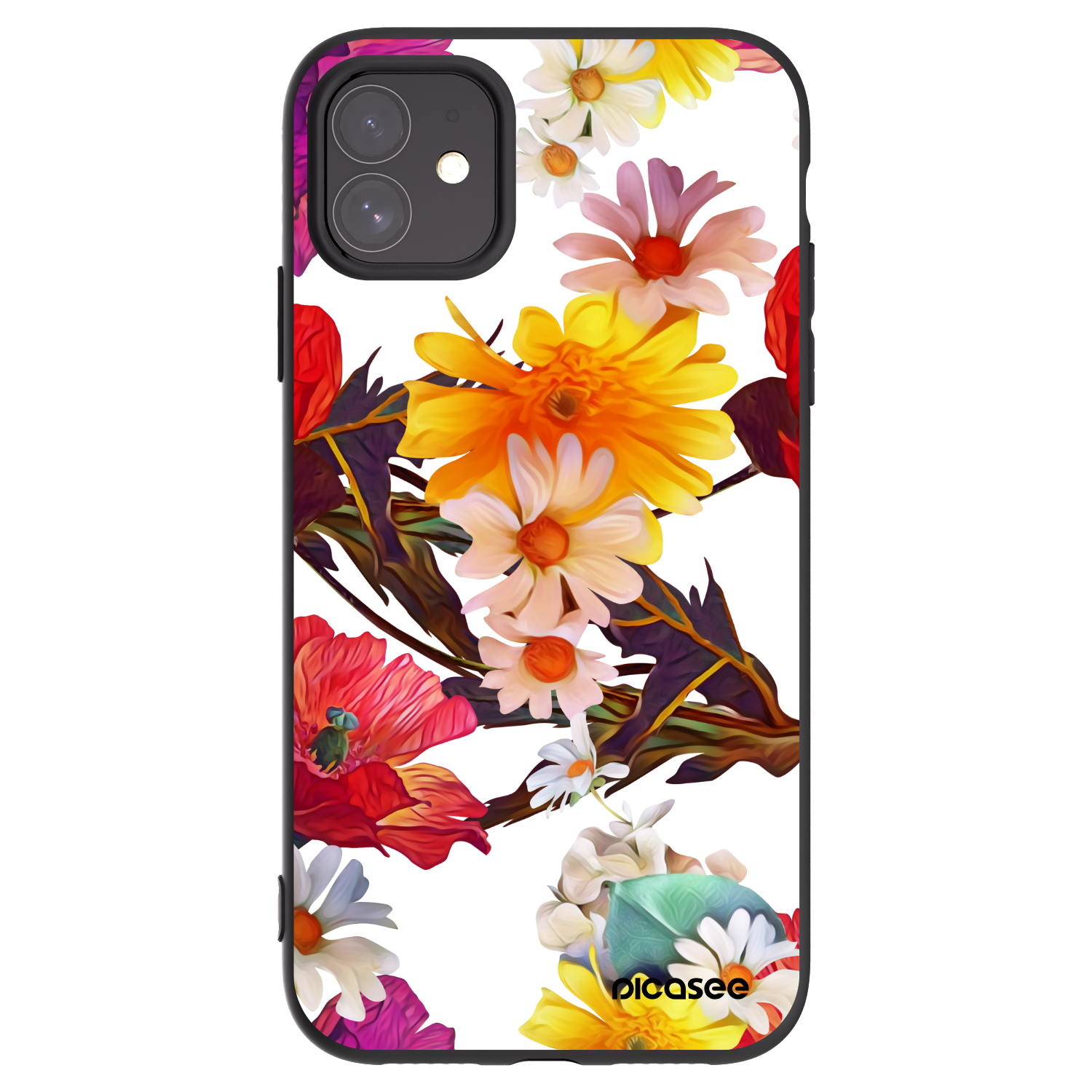 Picasee fekete szilikon tok az alábbi mobiltelefonokra Apple iPhone 11 - Meadow
