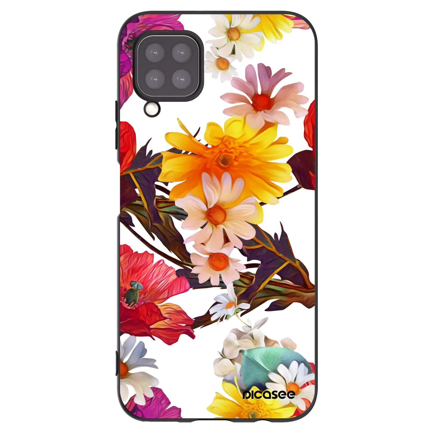 Picasee fekete szilikon tok az alábbi mobiltelefonokra Huawei P40 Lite - Meadow