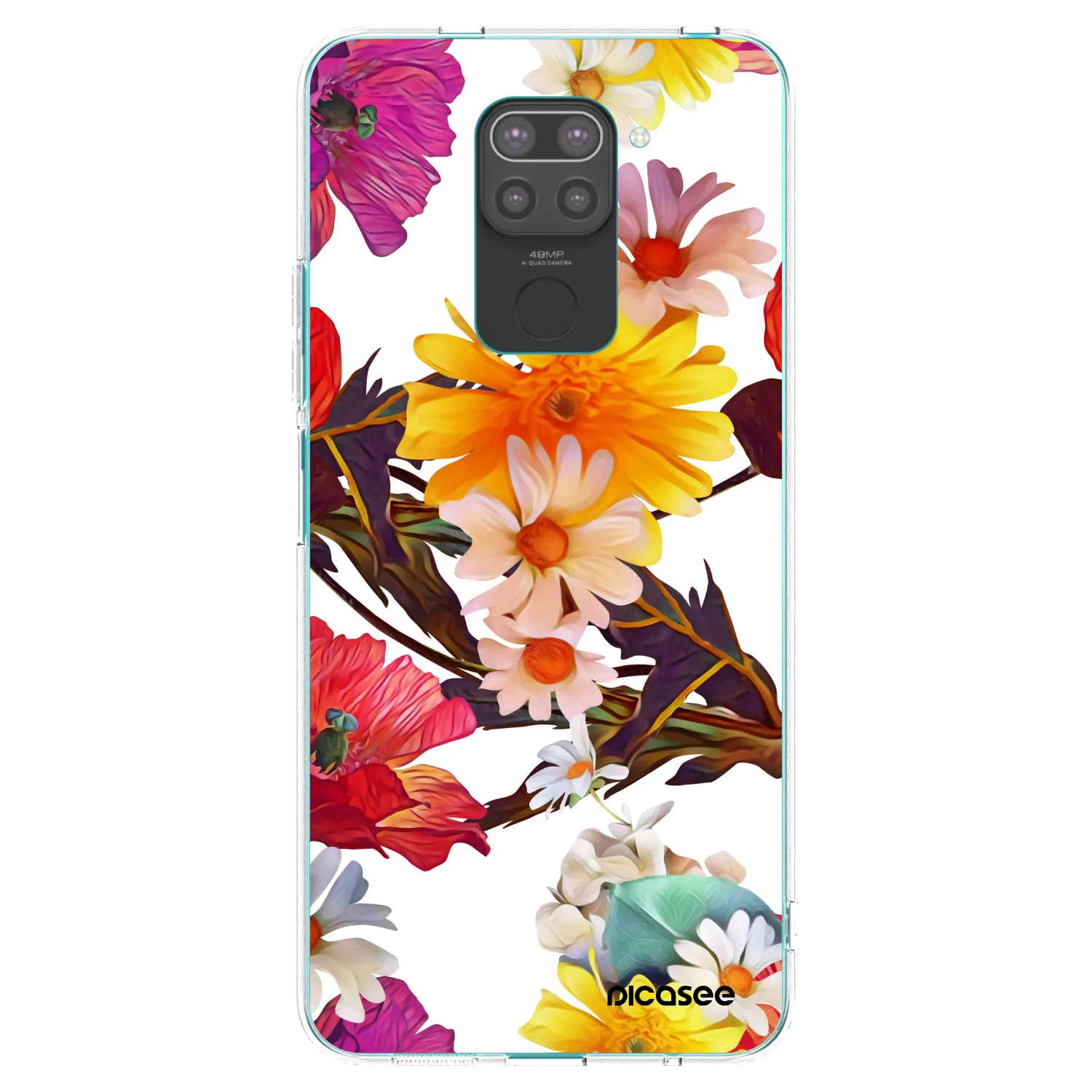Picasee fekete szilikon tok az alábbi mobiltelefonokra Xiaomi Redmi Note 9 - Meadow