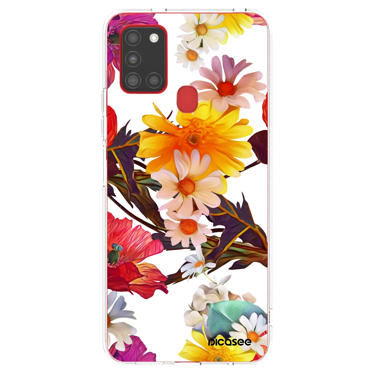 Picasee átlátszó szilikon tok az alábbi mobiltelefonokra Samsung Galaxy A21s - Meadow