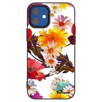 Picasee fekete szilikon tok az alábbi mobiltelefonokra Apple iPhone 12 mini - Meadow