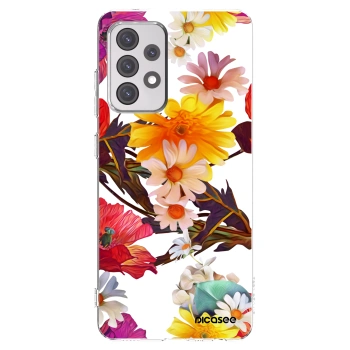 Picasee átlátszó szilikon tok az alábbi mobiltelefonokra Samsung Galaxy A52 5G A525F - Meadow